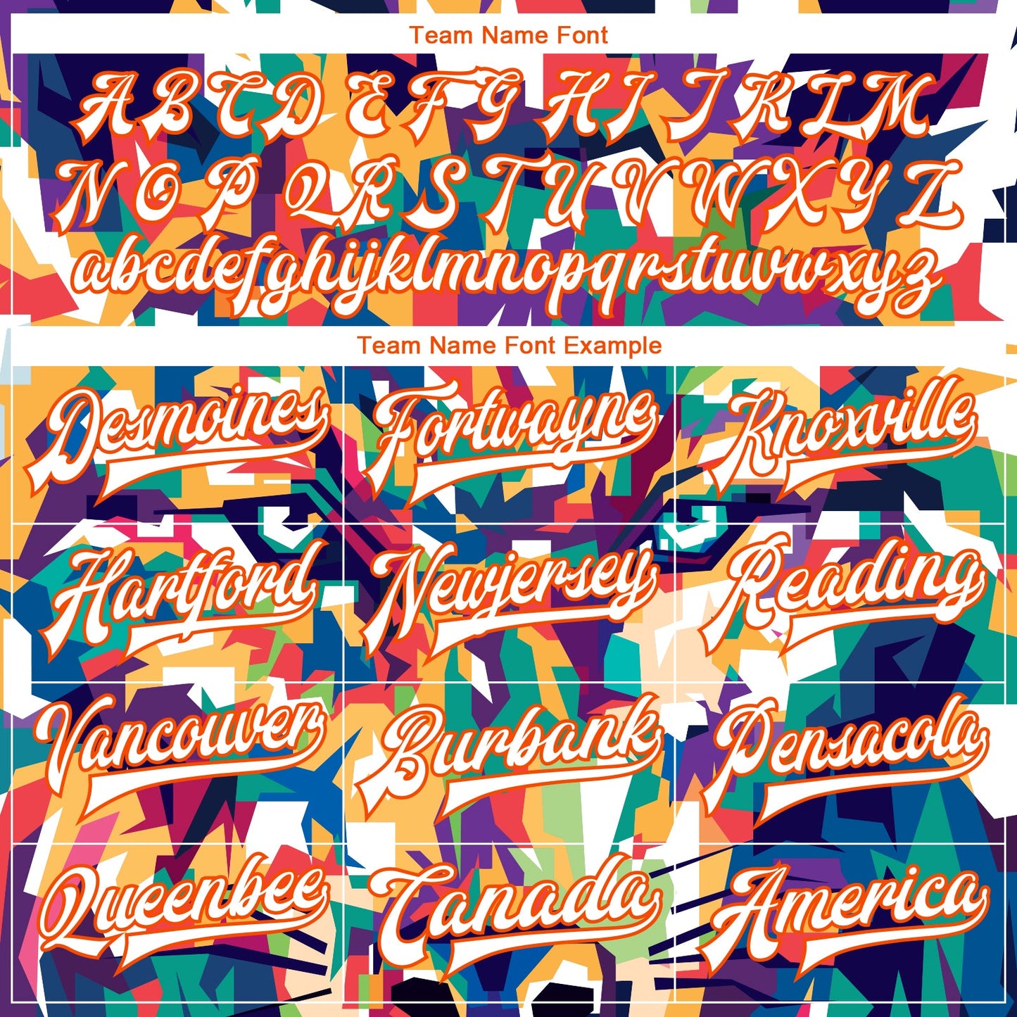 Custom Navy White-Orange Colorful Wolf 3D Pattern Design Bomber Full-Snap Varsity Letterman Jacket view 6