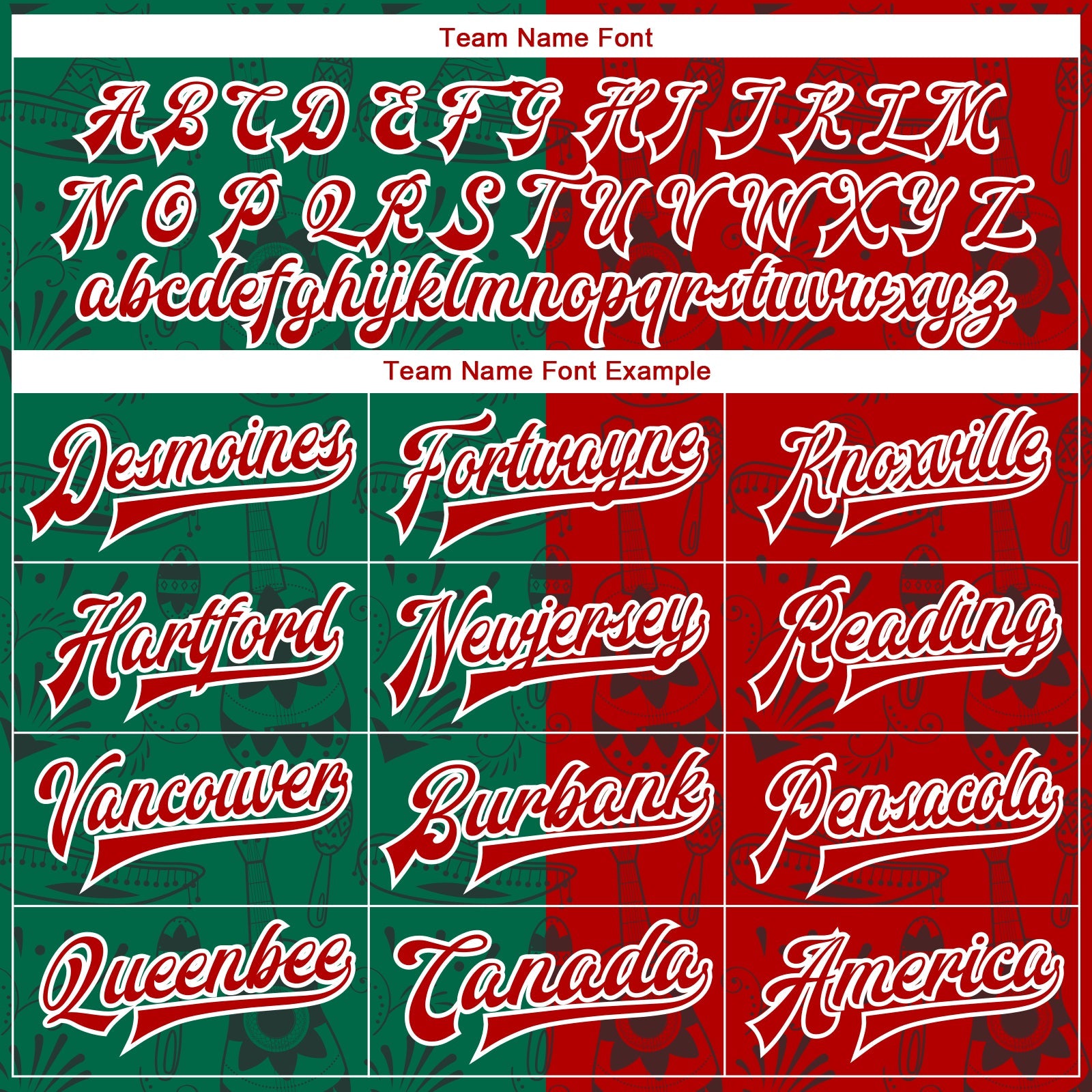Custom Kelly Green Red-White Mexico 3D Bomber Full-Snap Varsity Letterman Jacket view 6