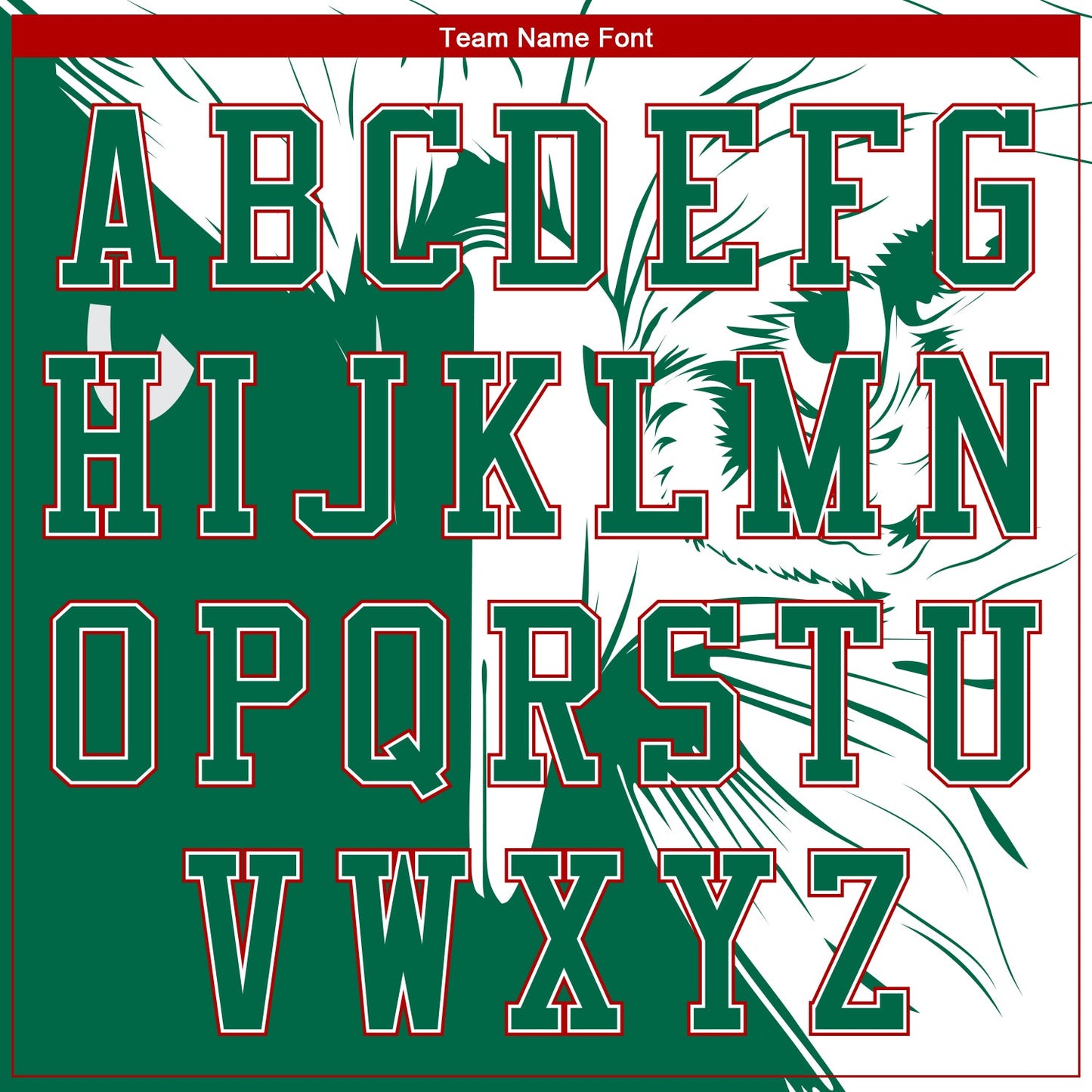 Custom Kelly Green White-Red Eagle Mexico 3D Bomber Full-Snap Varsity Letterman Jacket view 6
