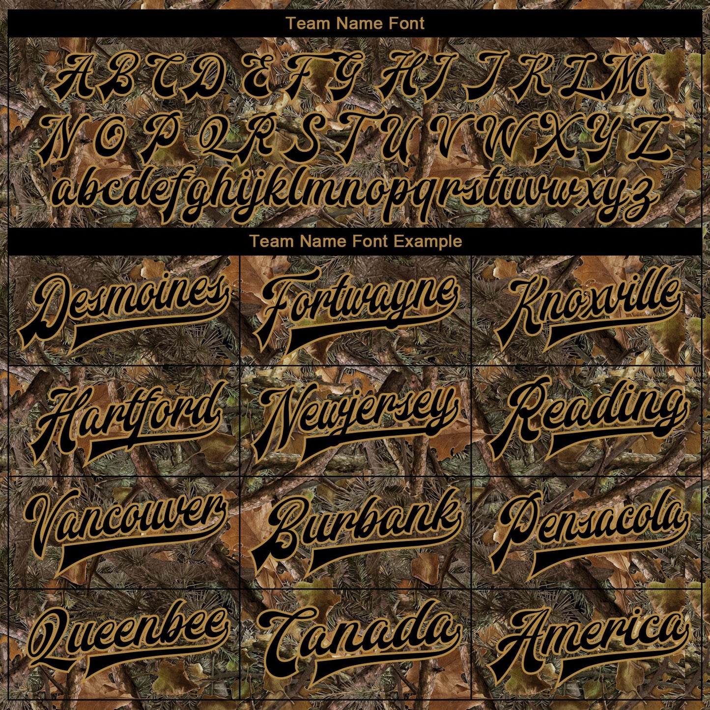 Custom Camo Black-Old Gold Realistic Forest Camouflage 3D Bomber Full-Snap Varsity Letterman Salute To Service Jacket view 6