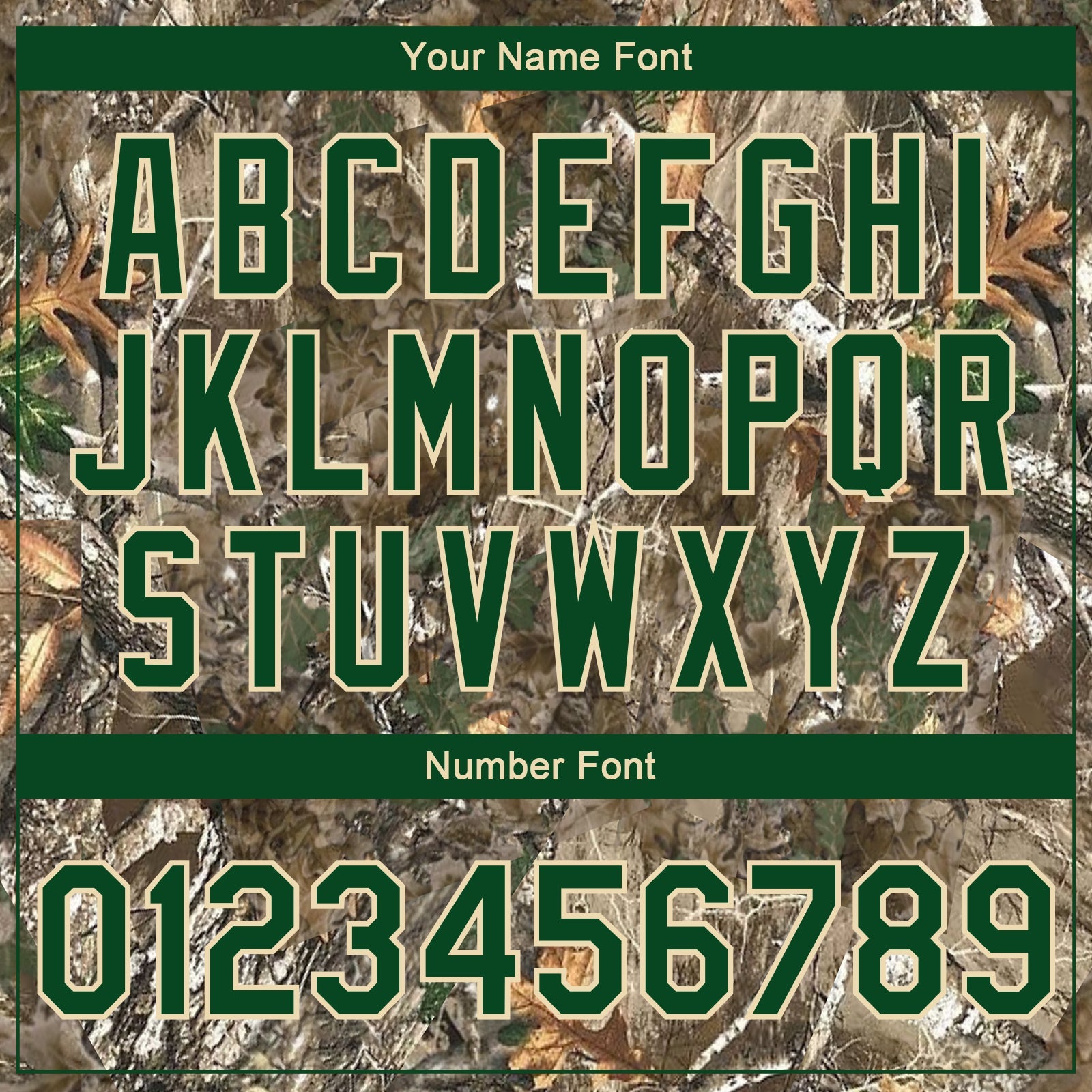 Custom Camo Green-Cream Realistic Forest Camouflage 3D Bomber Full-Snap Varsity Letterman Salute To Service Jacket view 7