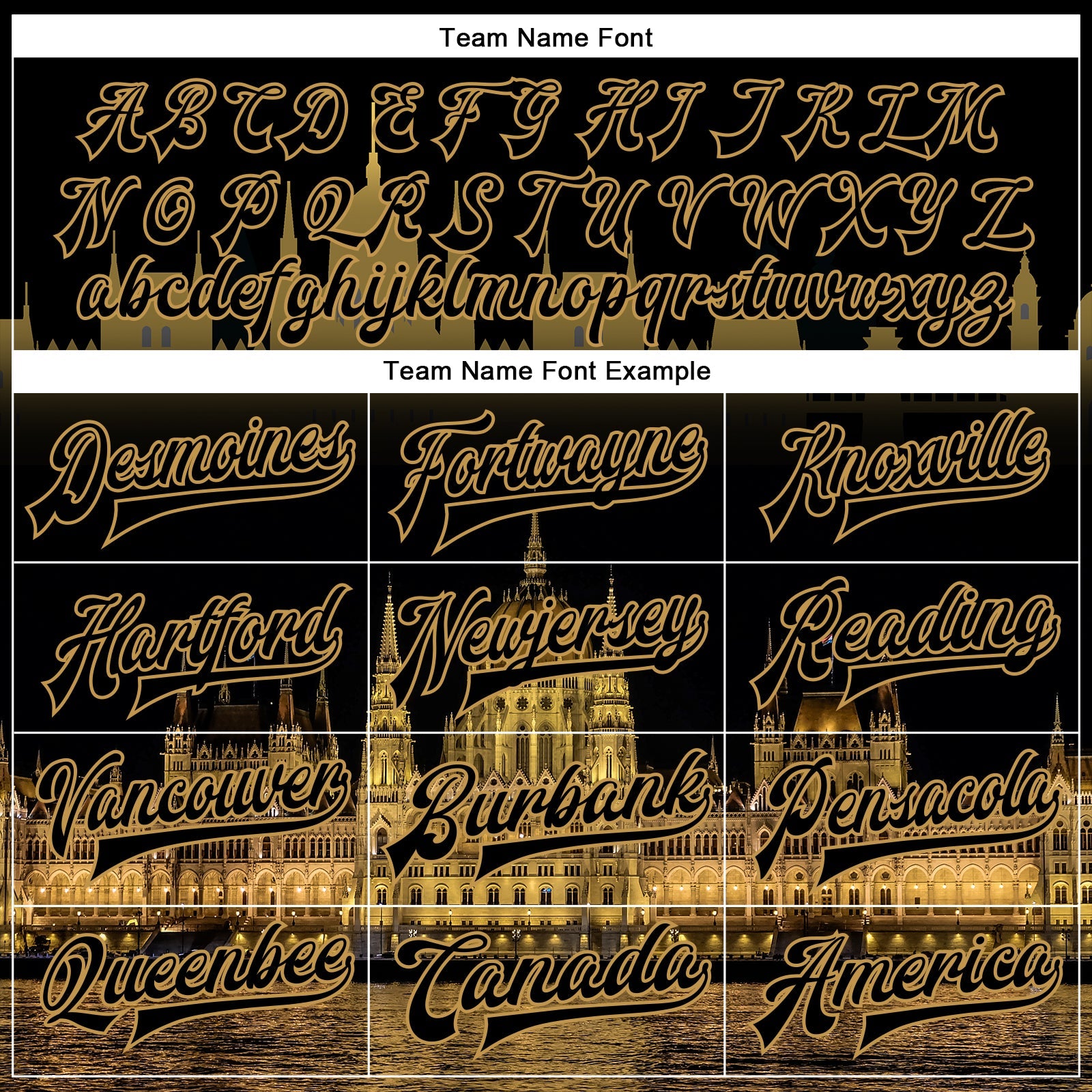 Custom Black Old Gold Parliament Building Budapest Hungary City Edition 3D Bomber Full-Snap Varsity Letterman Jacket view 6