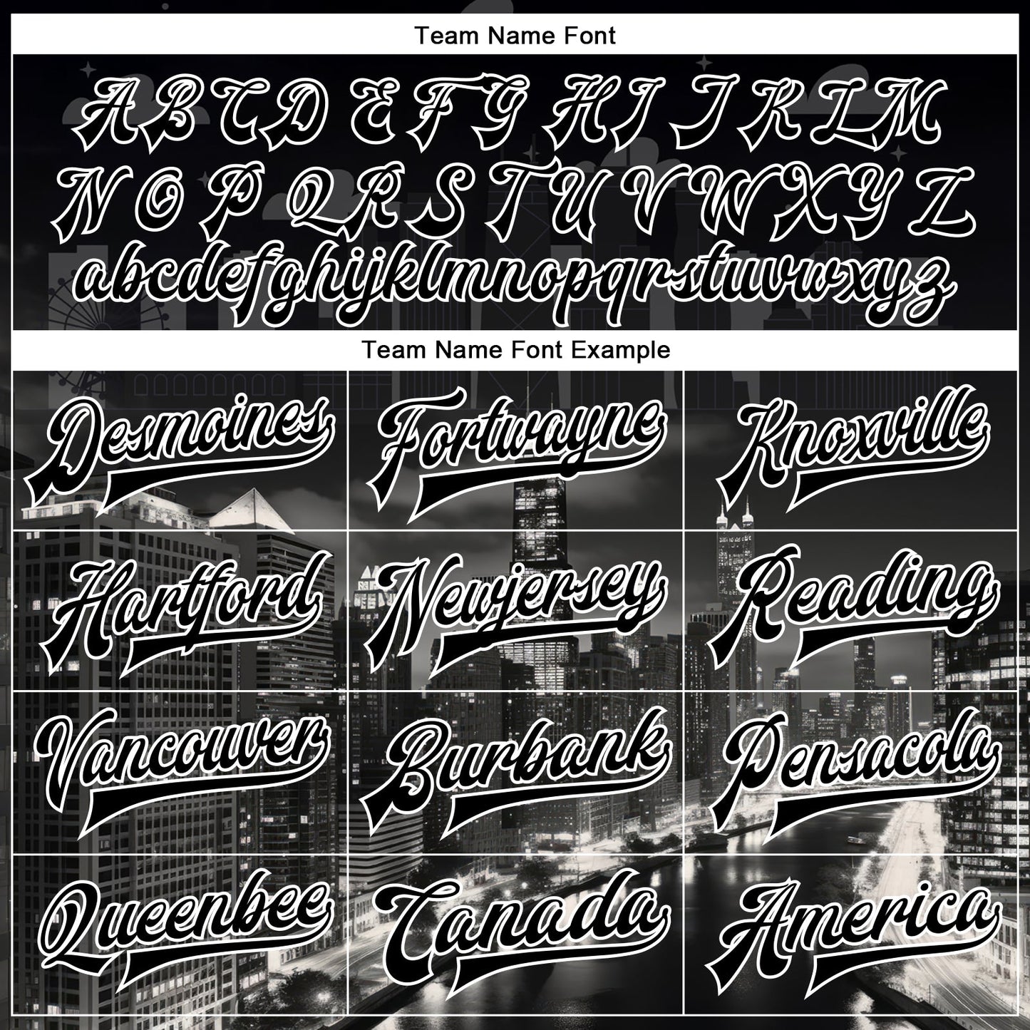 Custom Black White Chicago Illinois City Edition 3D Bomber Full-Snap Varsity Letterman Jacket view 6