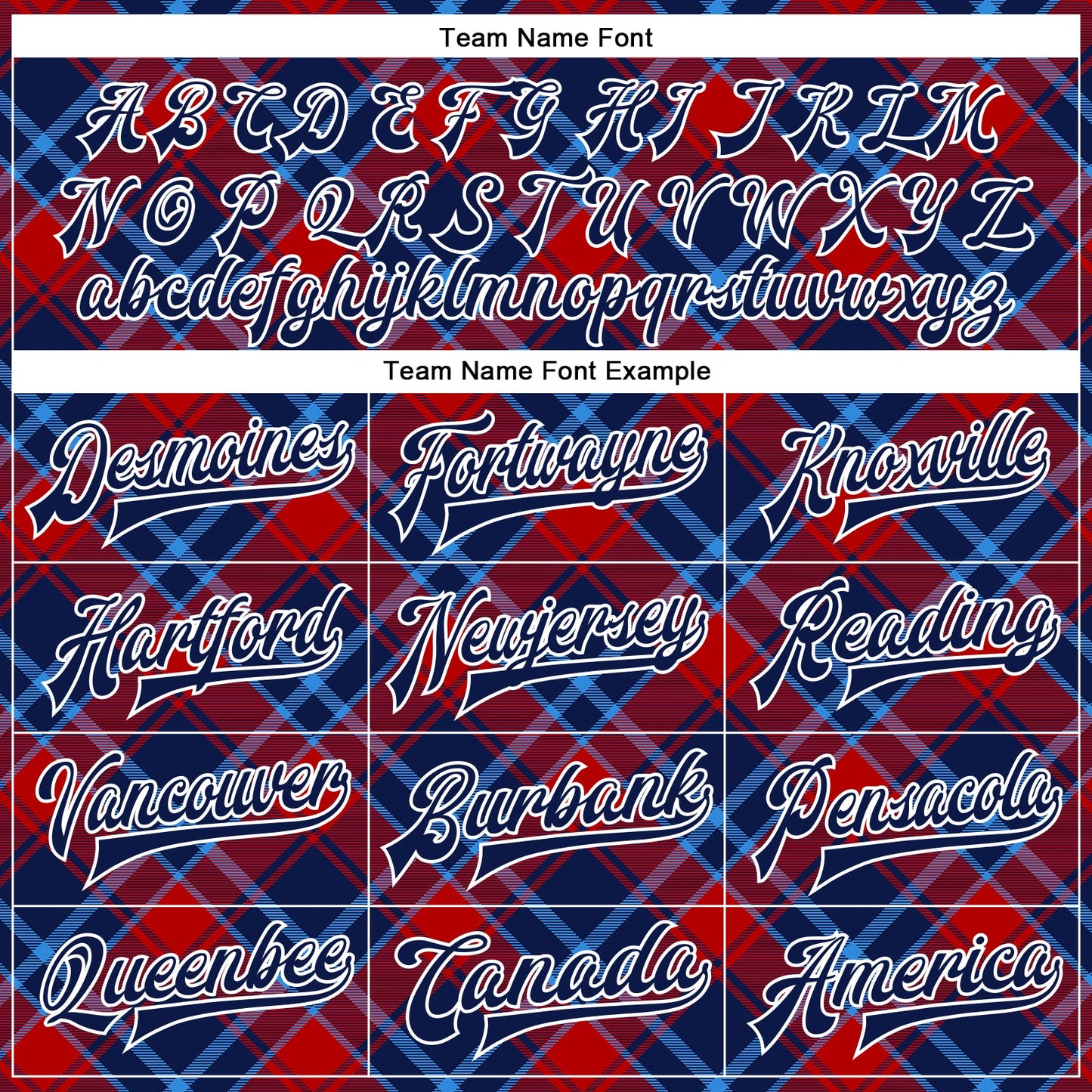 Custom Navy Red-Light Blue Check Board 3D Pattern Design Bomber Full-Snap Varsity Letterman Jacket view 6