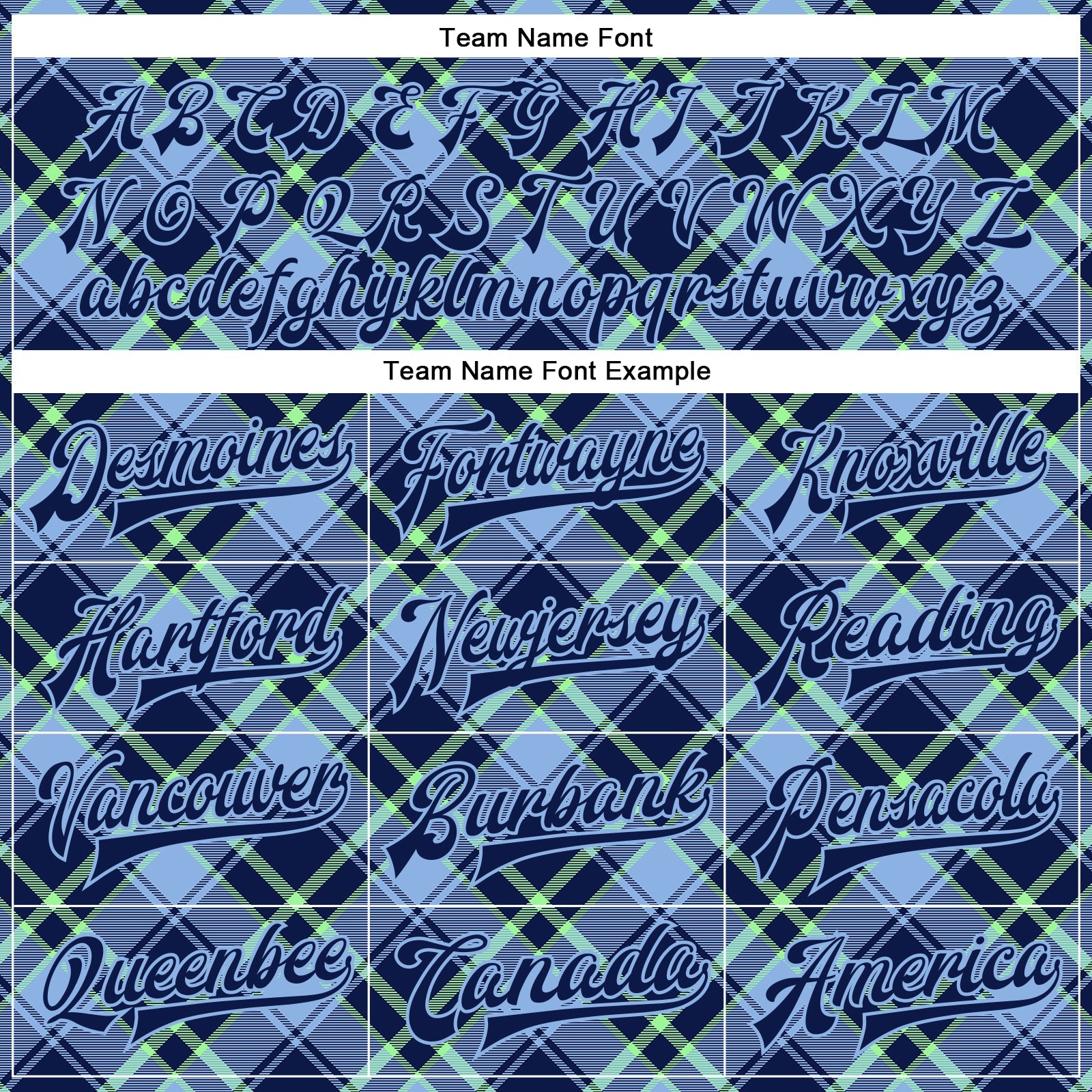 Custom Navy Light Blue-Neon Green Check Board 3D Pattern Design Bomber Full-Snap Varsity Letterman Jacket view 6