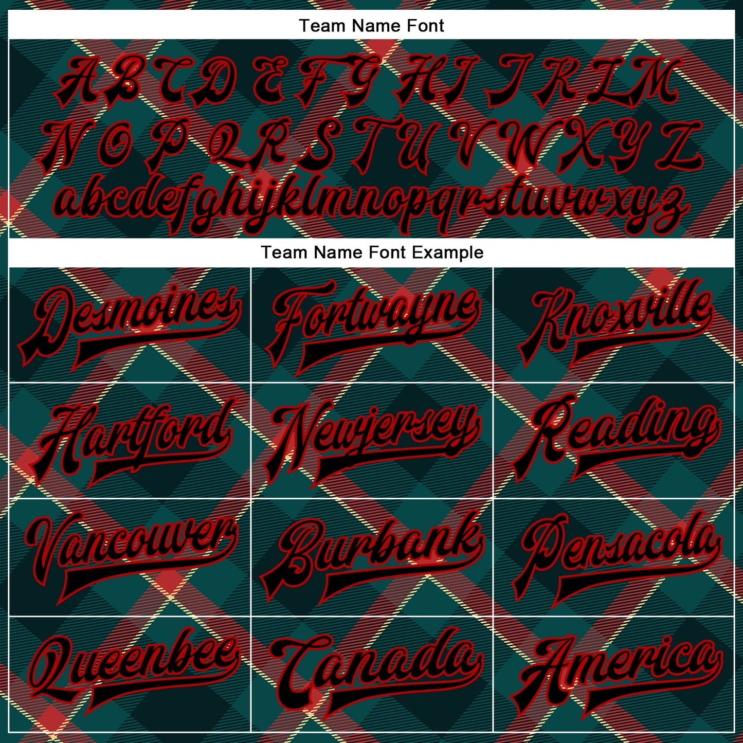 Custom Midnight Green Black-Red Check Board 3D Pattern Design Bomber Full-Snap Varsity Letterman Jacket view 6
