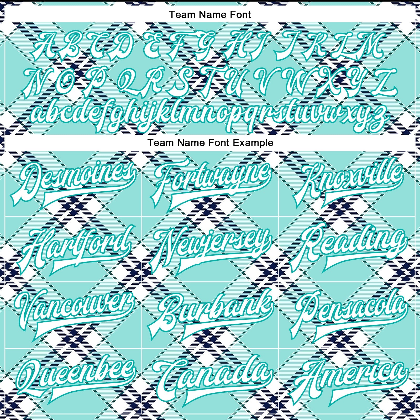 Custom Ice Blue Aqua-Navy Check Board 3D Pattern Design Bomber Full-Snap Varsity Letterman Jacket view 6