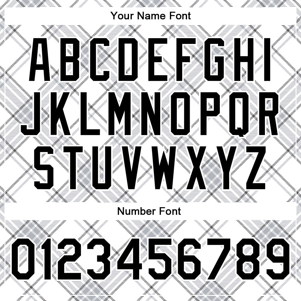 Custom White Black Check Board 3D Pattern Design Bomber Full-Snap Varsity Letterman Jacket view 7