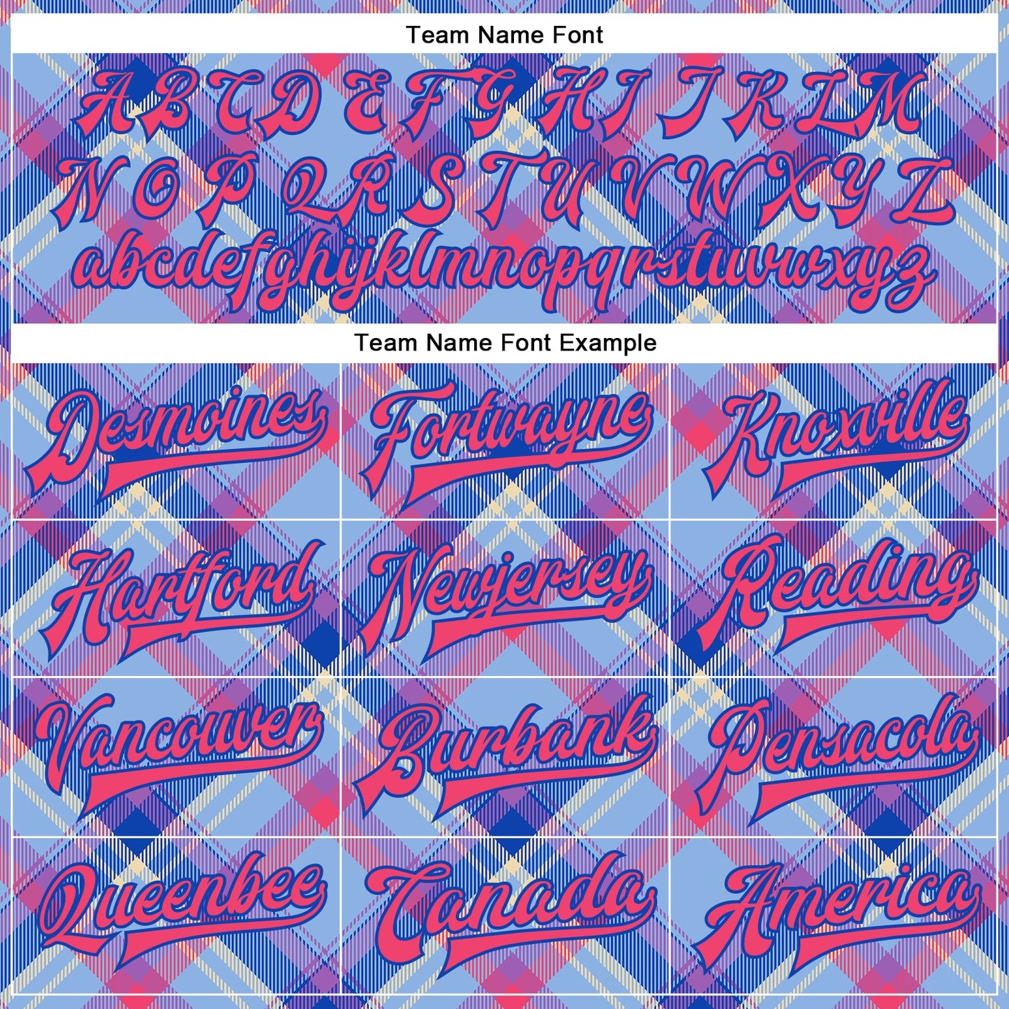 Custom Light Blue Neon Pink Thunder Blue-Cream Check Board 3D Pattern Design Bomber Full-Snap Varsity Letterman Jacket view 6