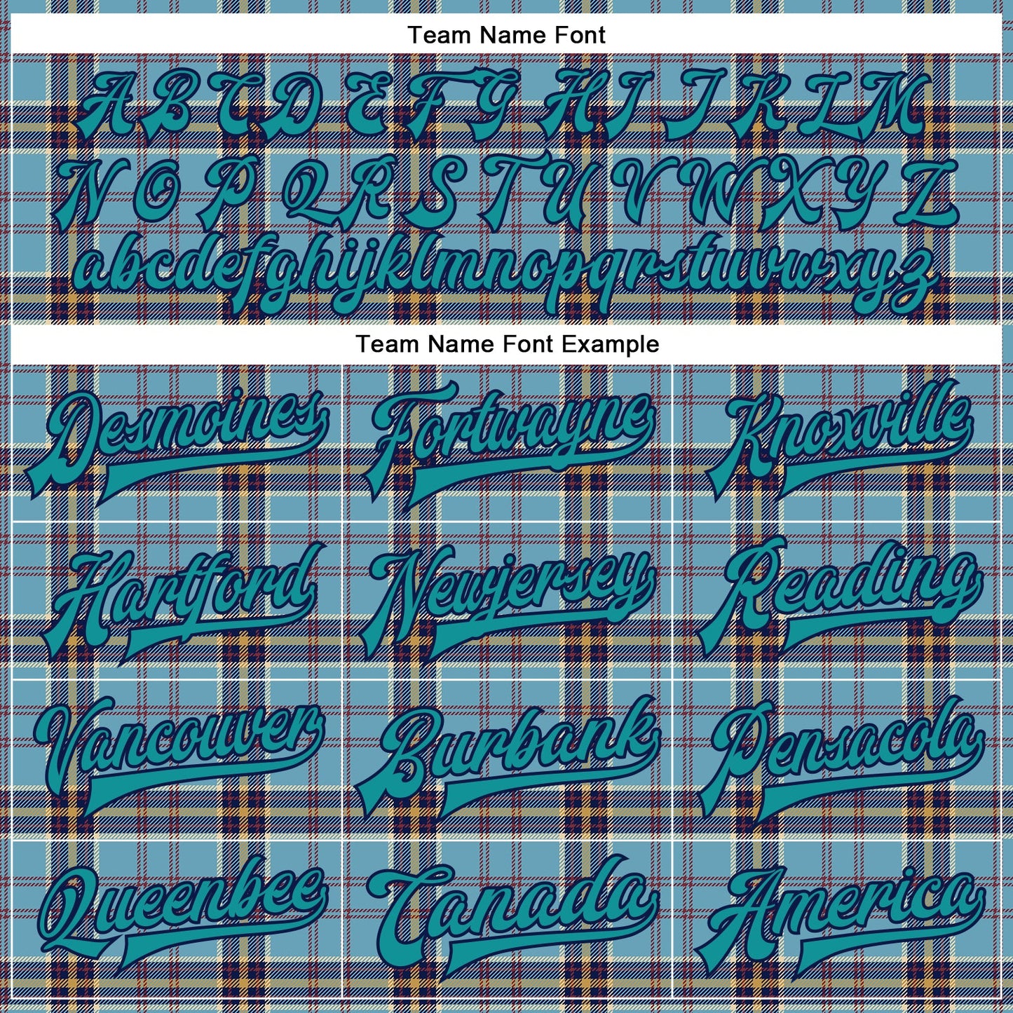 Custom Shadow Blue Teal Navy-Gray Classic Western Plaid 3D Pattern Design Bomber Full-Snap Varsity Letterman Jacket view 6