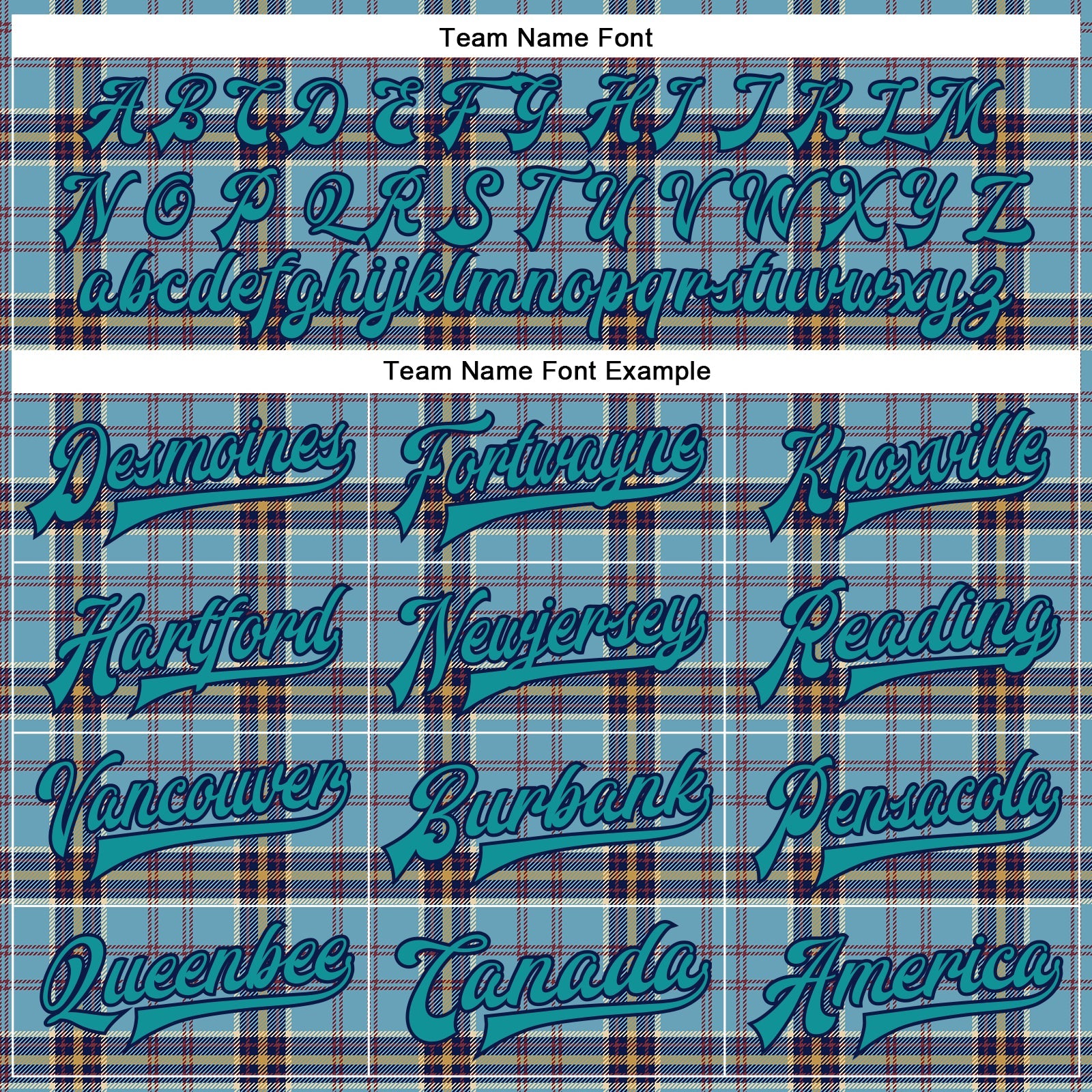 Custom Shadow Blue Teal Navy-Gray Classic Western Plaid 3D Pattern Design Bomber Full-Snap Varsity Letterman Jacket view 6