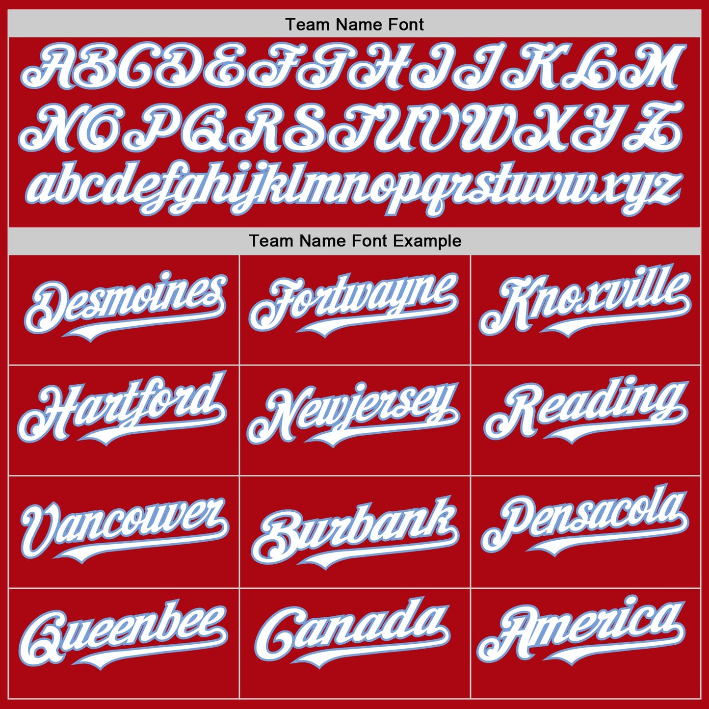 Custom Red White-Light Blue Bomber Full-Snap Varsity Letterman Hoodie Jacket view 4