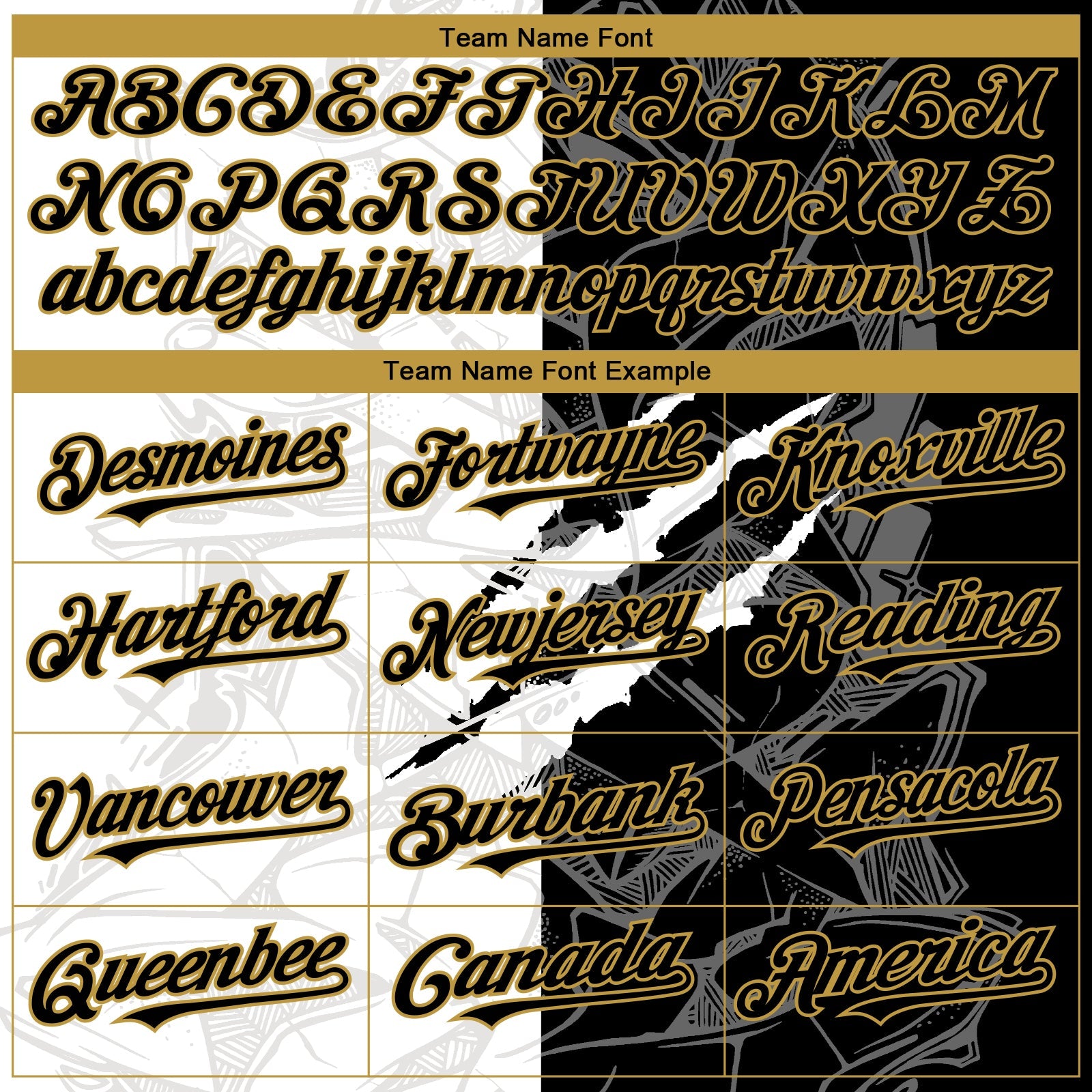 Custom Graffiti Pattern Black-Old Gold Scratch 3D Bomber Full-Snap Varsity Letterman Hoodie Jacket view 4