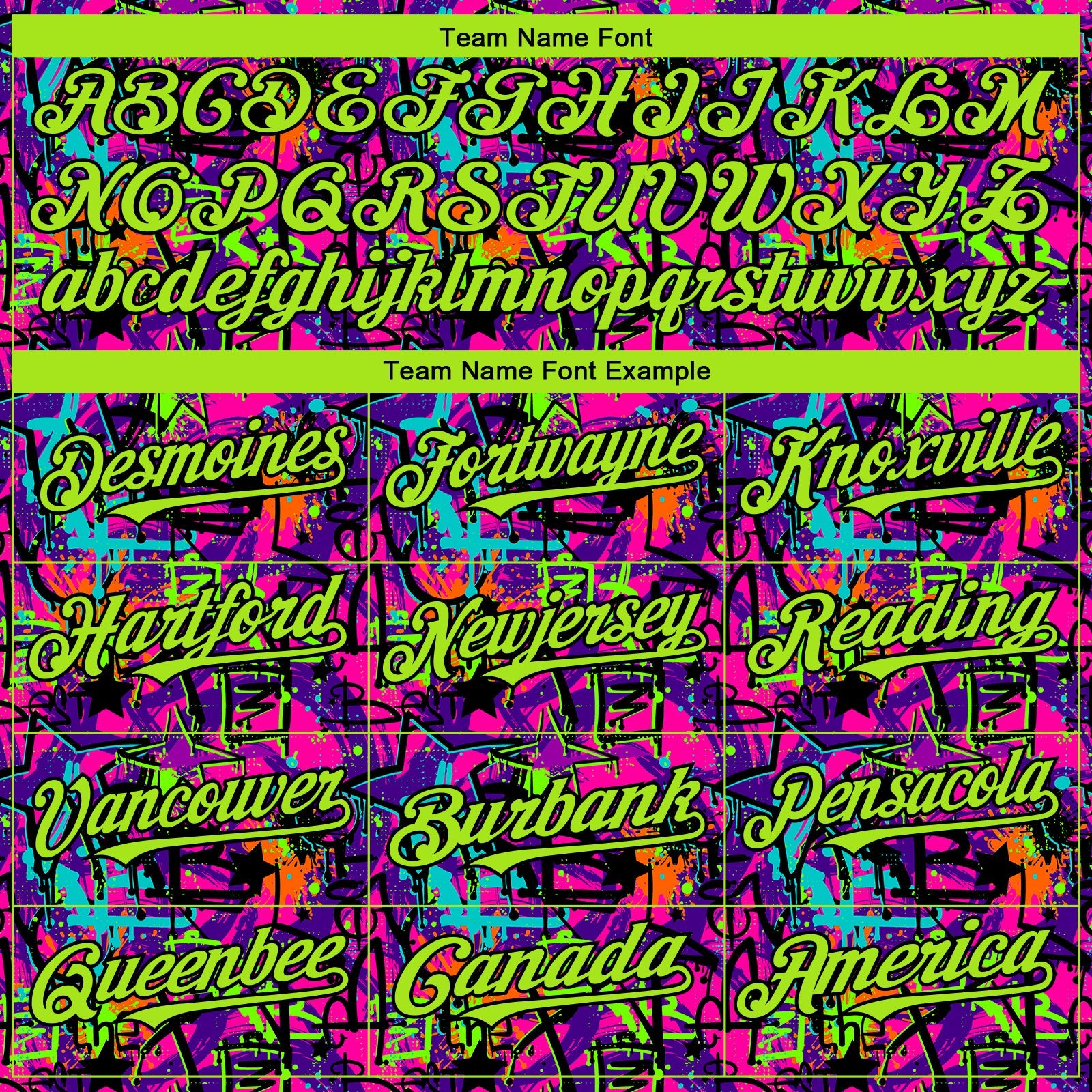 Custom Graffiti Pattern Neon Green-Black Splash 3D Bomber Full-Snap Varsity Letterman Hoodie Jacket view 4