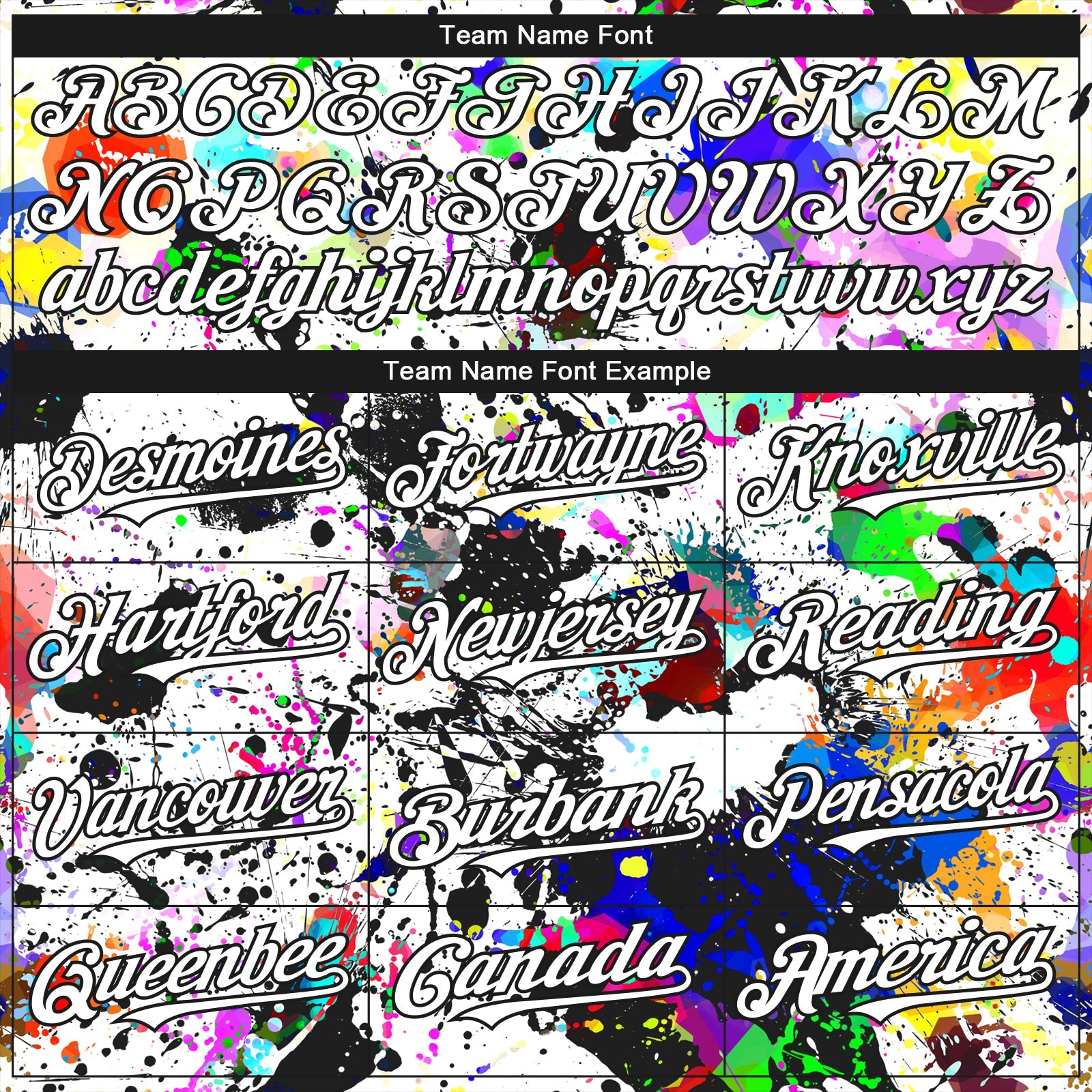Custom Graffiti Pattern White-Black Splash 3D Bomber Full-Snap Varsity Letterman Hoodie Jacket view 4