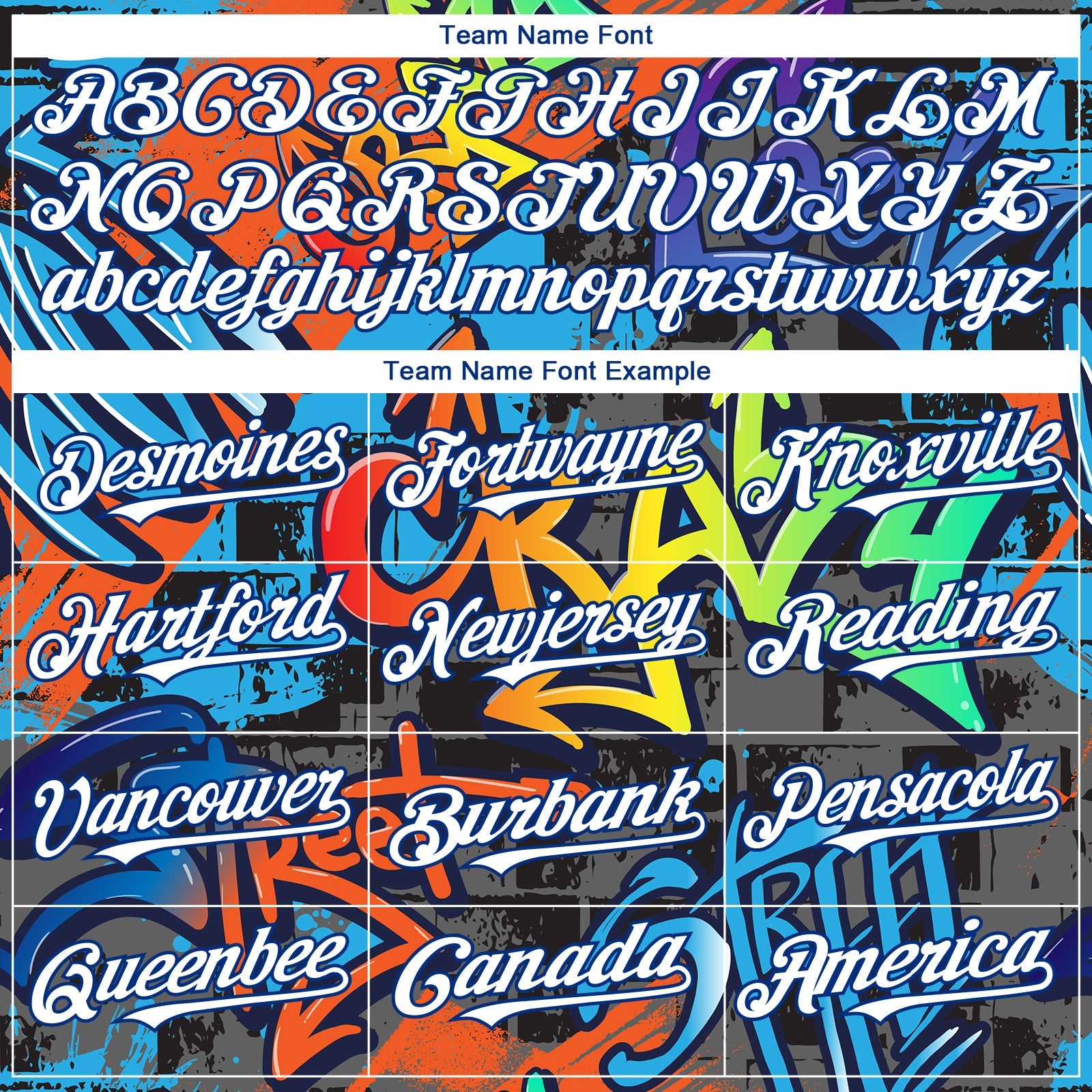 Custom Graffiti Pattern White-Royal Abstract Urban Street Art 3D Bomber Full-Snap Varsity Letterman Hoodie Jacket view 4
