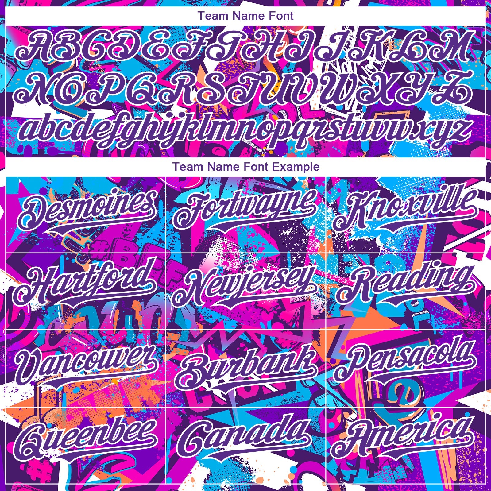 Custom Graffiti Pattern Purple-White Splash 3D Bomber Full-Snap Varsity Letterman Hoodie Jacket view 4