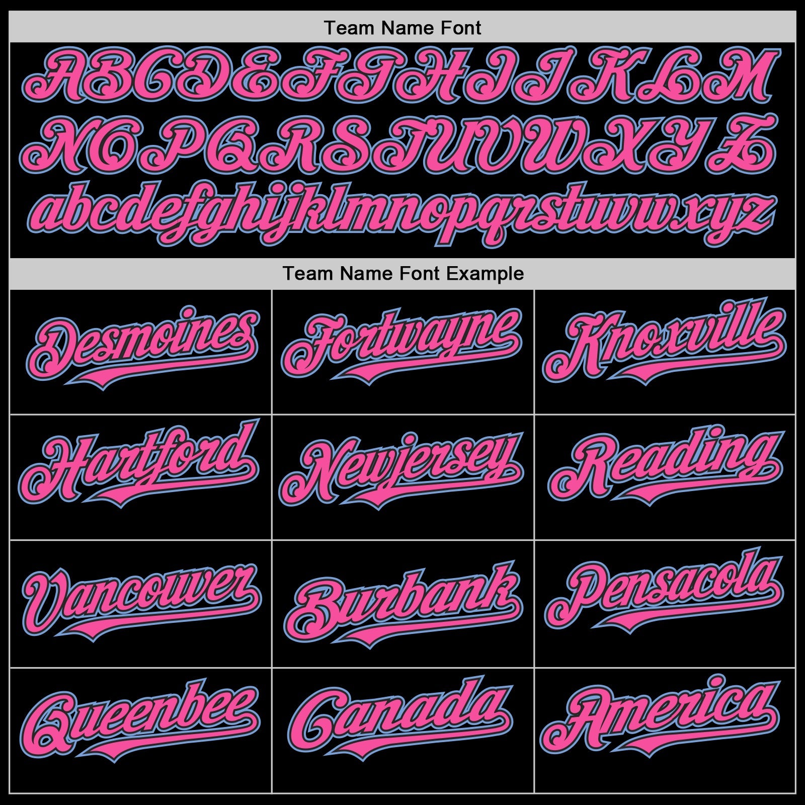 Custom Black Pink-Light Blue Bomber Full-Snap Varsity Letterman Lapel Collar Byron Jacket view 4