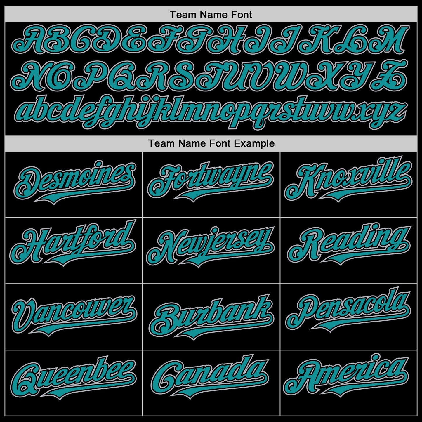 Custom Black Teal-Gray Bomber Full-Snap Varsity Letterman Two Tone Lapel Collar Byron Jacket view 4
