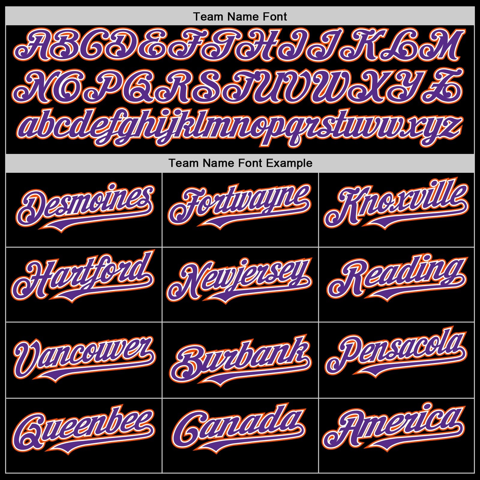 Custom Black Purple-Orange Bomber Full-Snap Varsity Letterman Two Tone Lapel Collar Byron Jacket view 4