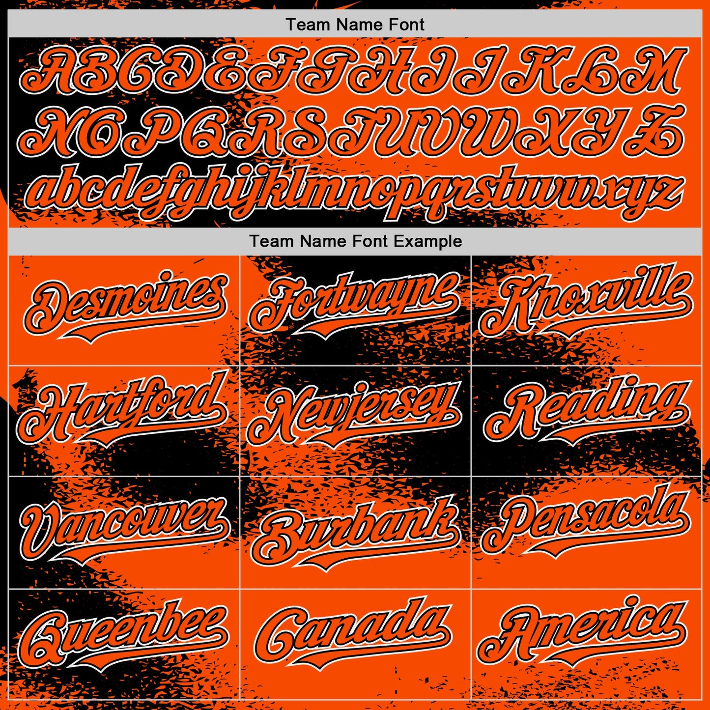 Custom Orange Black-White Abstract Color Blocks Fragment Art 3D Pattern Design Bomber Full-Snap Varsity Letterman Hoodie Jacket view 4