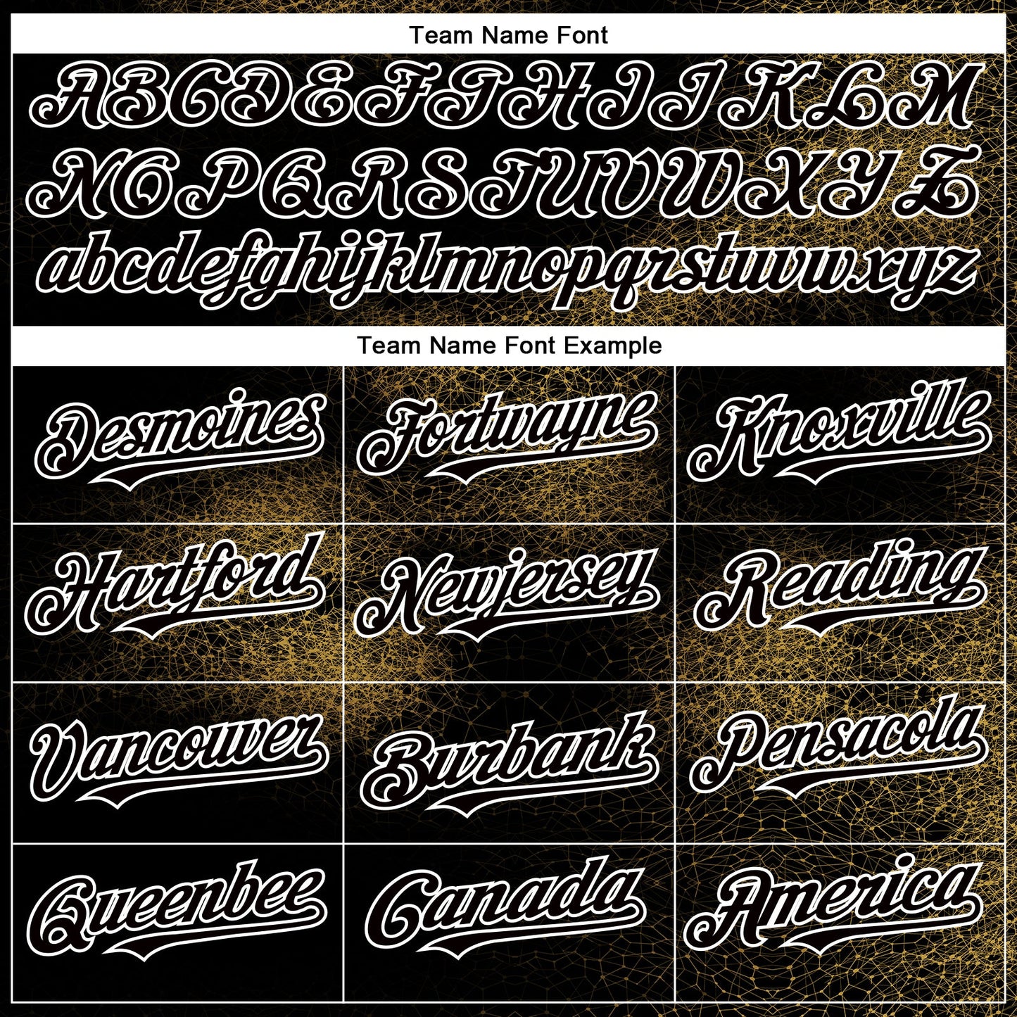 Custom Black Old Gold-White Abstract Network 3D Pattern Design Bomber Full-Snap Varsity Letterman Hoodie Jacket view 4
