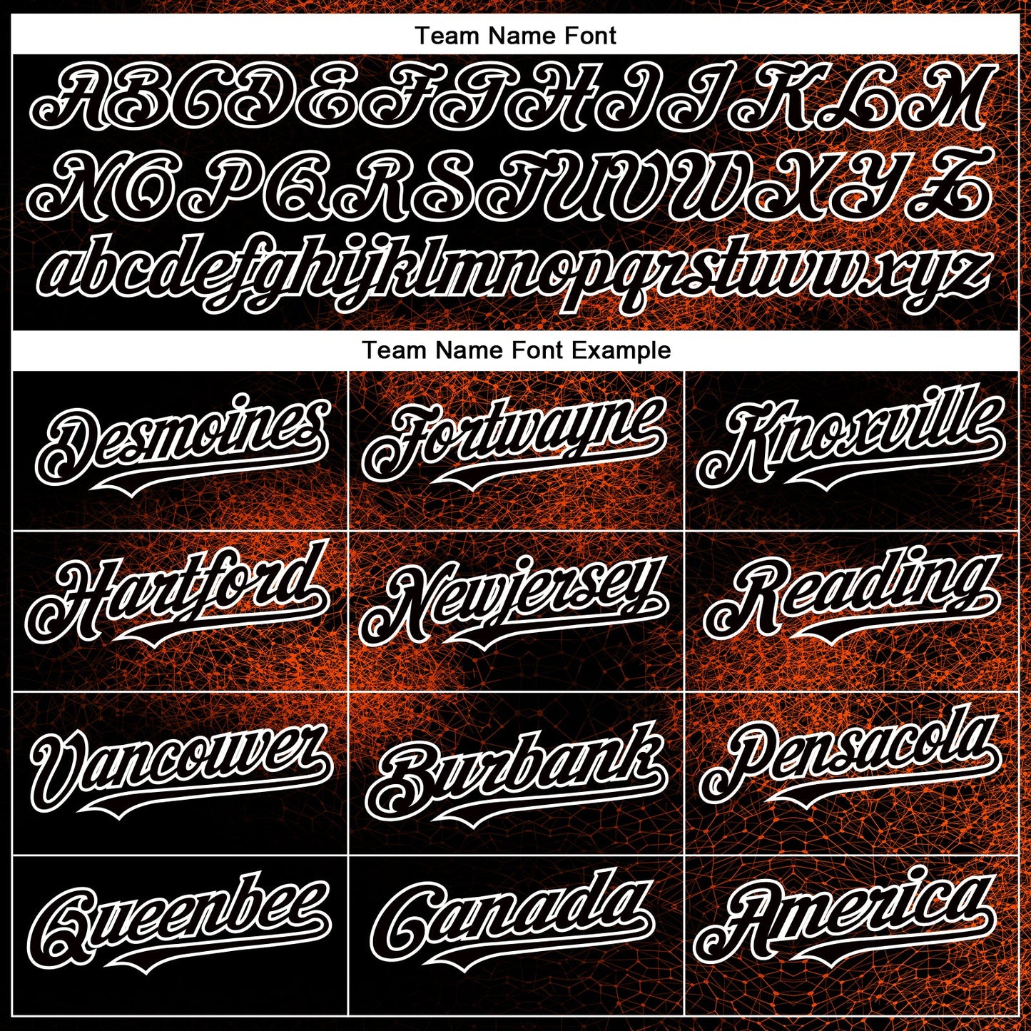 Custom Black Orange-White Abstract Network 3D Pattern Design Bomber Full-Snap Varsity Letterman Hoodie Jacket view 4