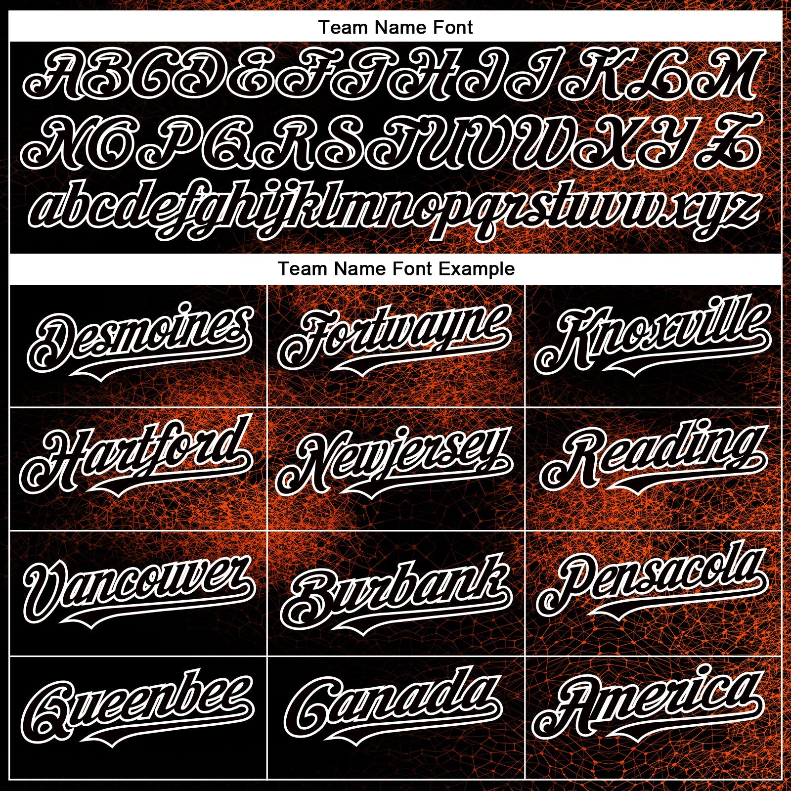 Custom Black Orange-White Abstract Network 3D Pattern Design Bomber Full-Snap Varsity Letterman Hoodie Jacket view 4