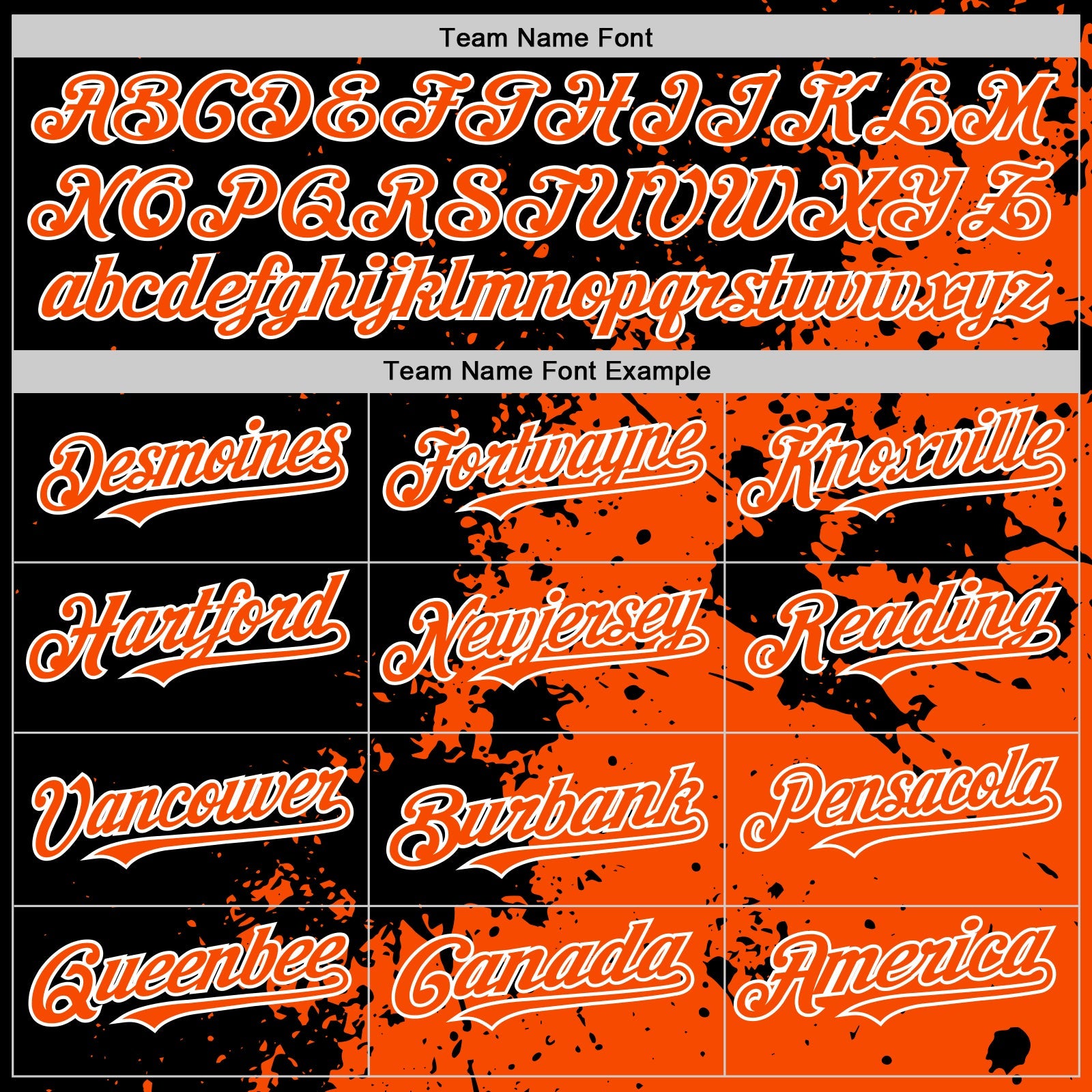 Custom Black Orange-White Abstract Splash Grunge Art 3D Pattern Design Bomber Full-Snap Varsity Letterman Hoodie Jacket view 4