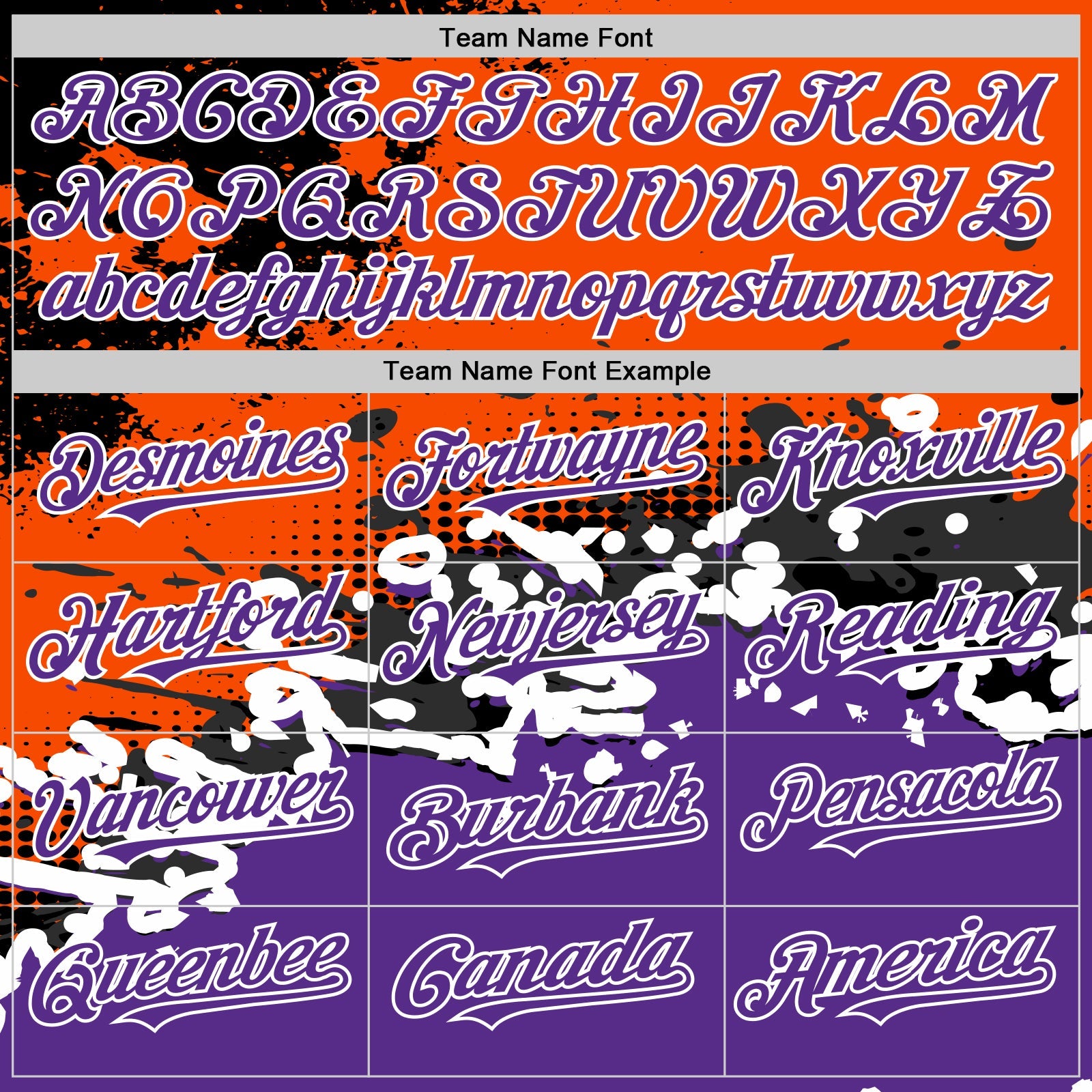 Custom Orange Purple-Black Abstract Splash Grunge Art 3D Pattern Design Bomber Full-Snap Varsity Letterman Hoodie Jacket view 4