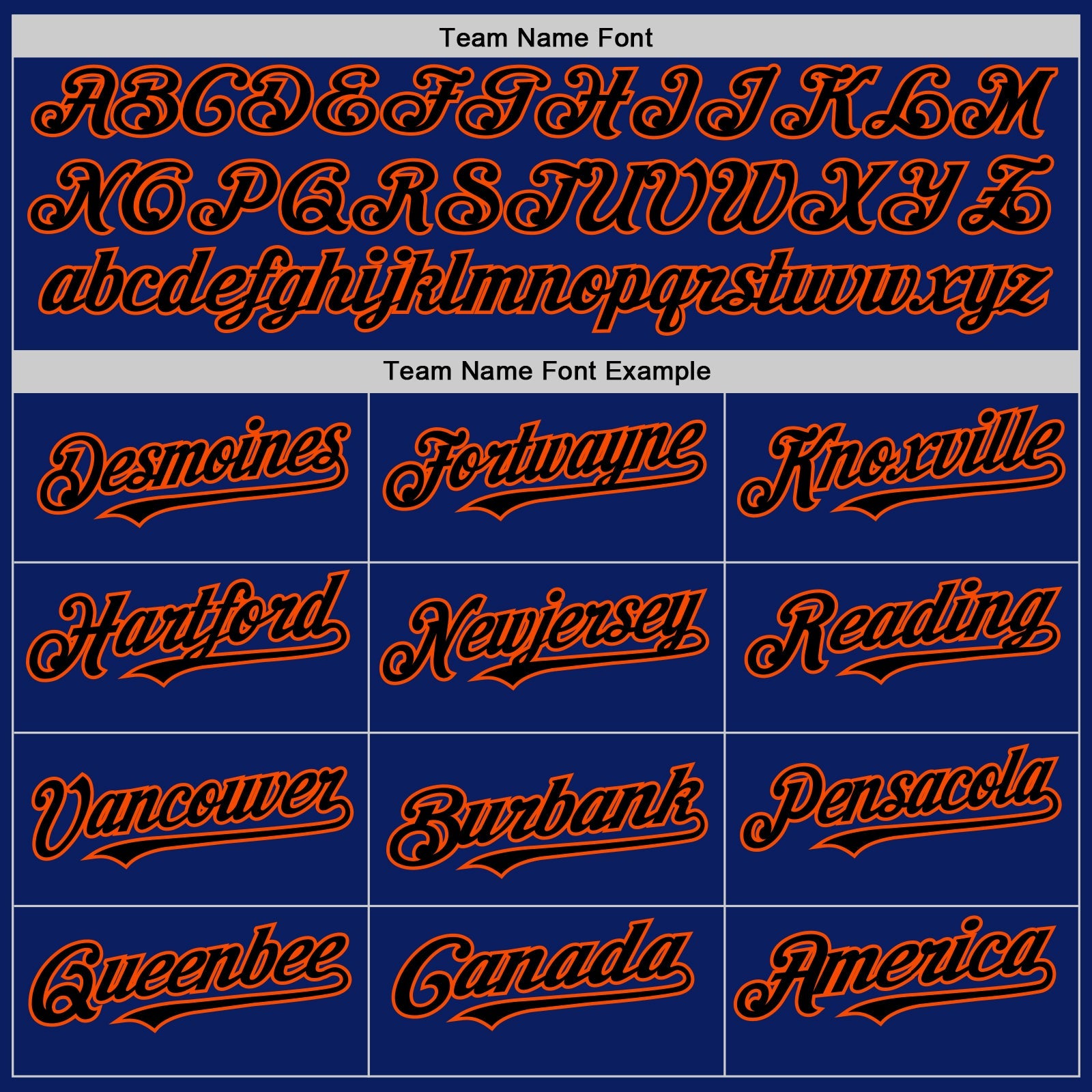 Custom Royal Black-Orange Bomber Full-Snap Varsity Letterman Two Tone Hoodie Jacket view 4