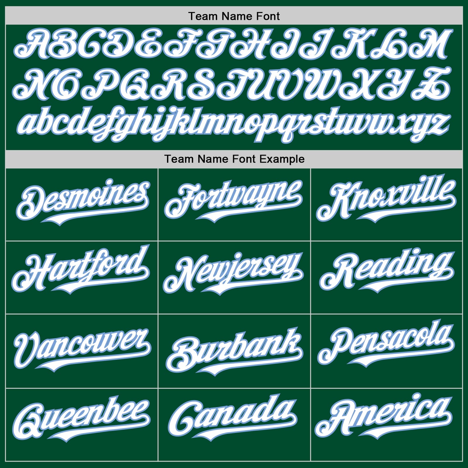 Custom Kelly Green White-Light Blue Bomber Full-Snap Varsity Letterman Hoodie Jacket view 4