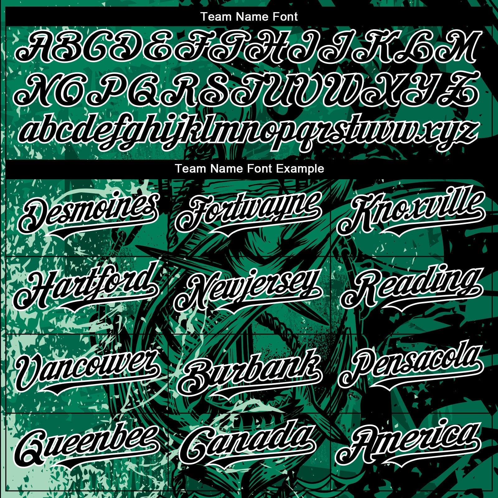 Custom Kelly Green Black-White Barracuda Fish Fishing 3D Bomber Full-Snap Varsity Letterman Hoodie Jacket view 4