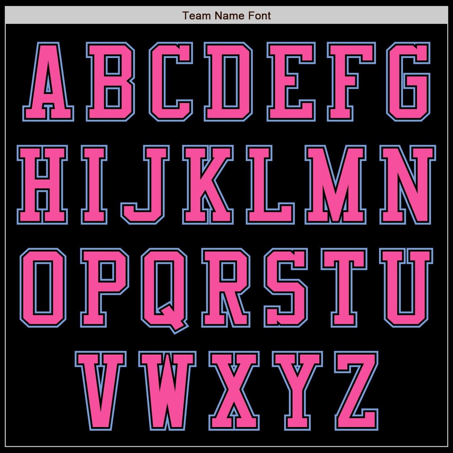 Custom Black Pink-Light Blue Bomber Varsity Letterman Zipper Jacket view 5