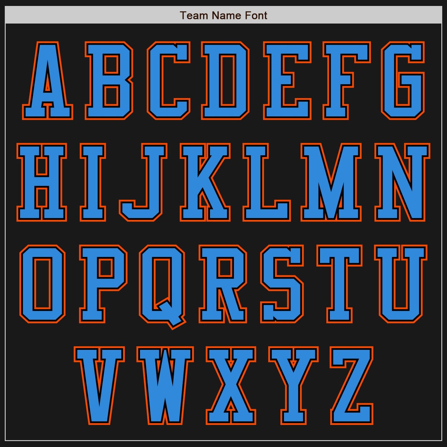 Custom Black Orange-Powder Blue Bomber Varsity Letterman Two Tone Zipper Jacket view 5
