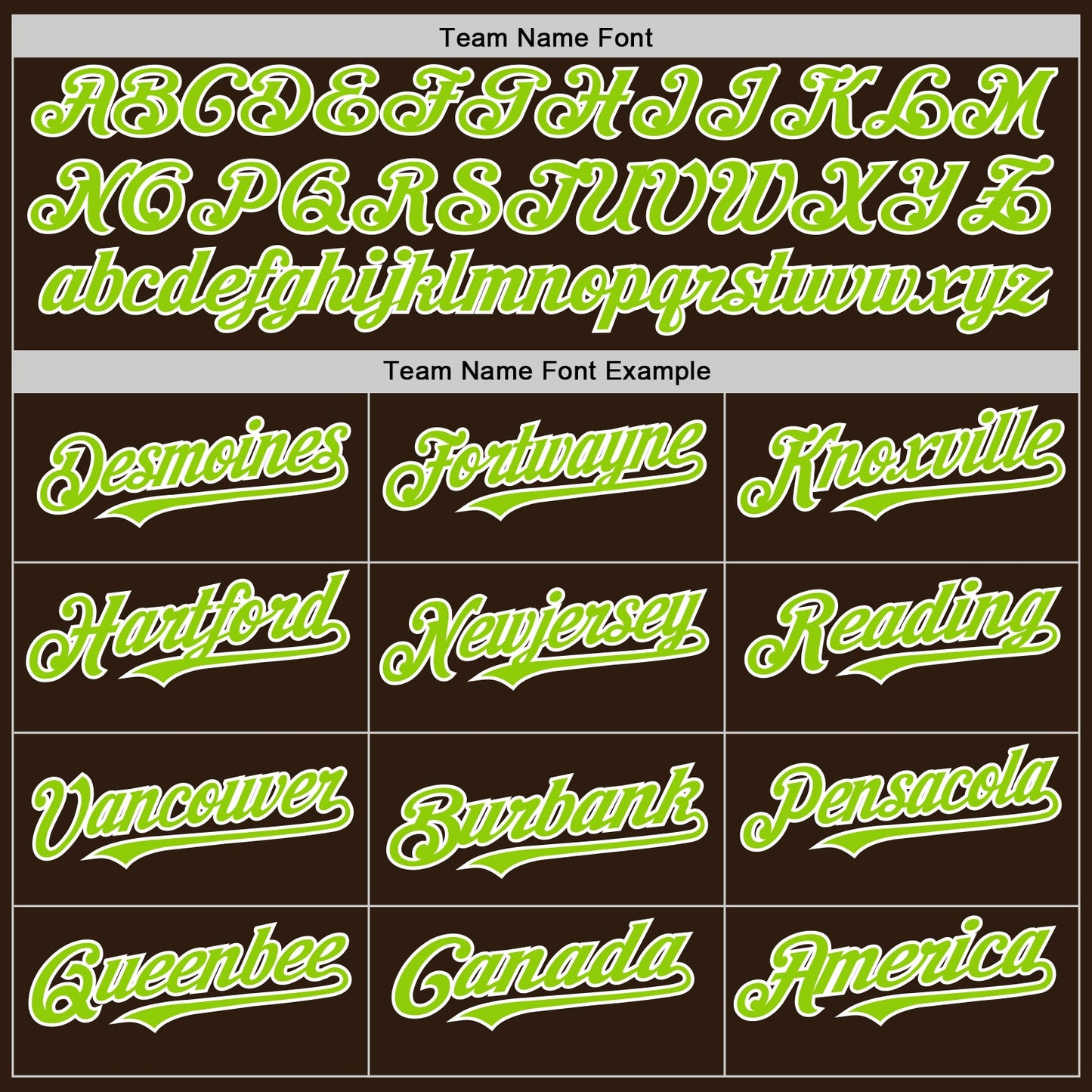Custom Brown Neon Green-White Bomber Full-Snap Varsity Letterman Hoodie Jacket view 4