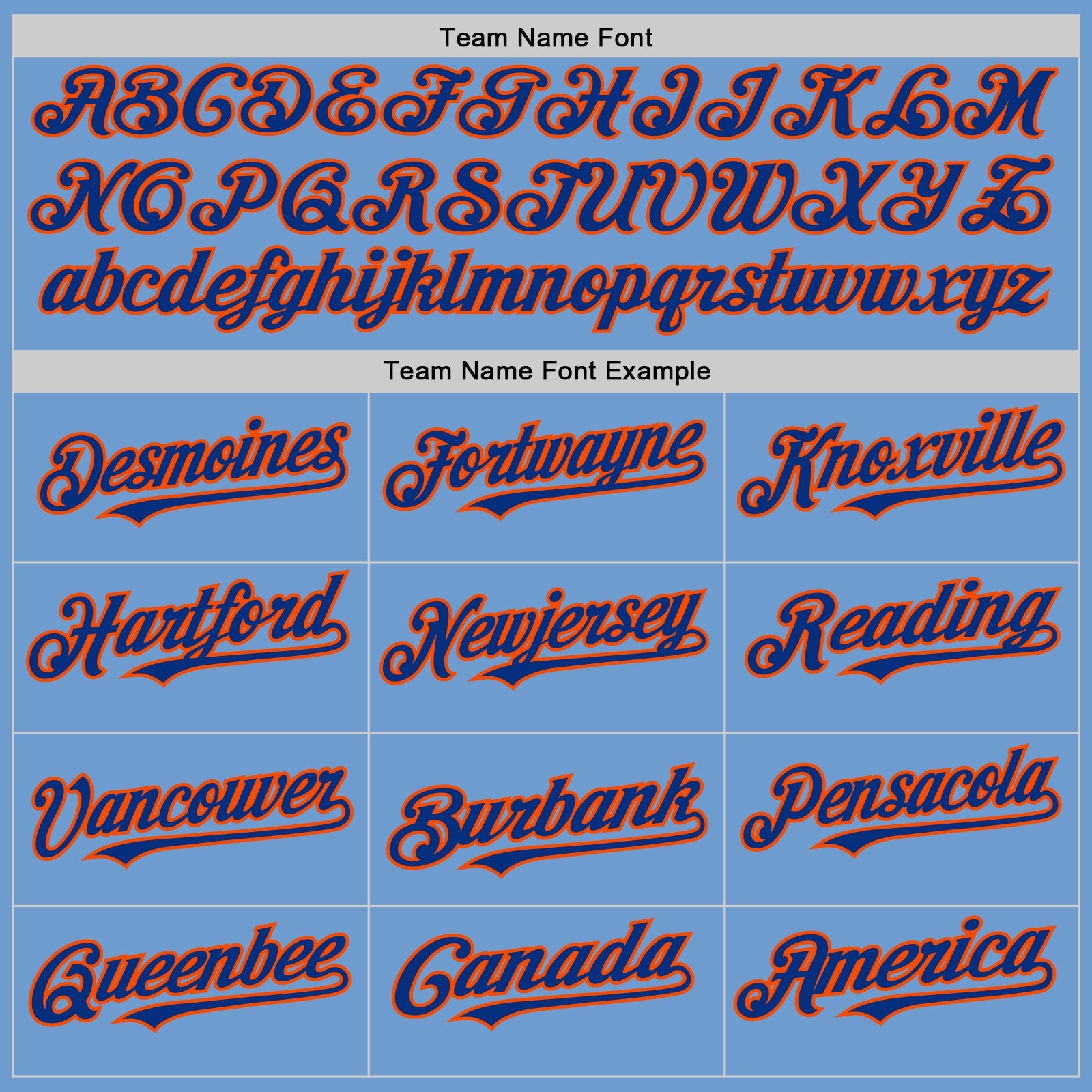 Custom Light Blue Royal-Orange Bomber Full-Snap Varsity Letterman Two Tone Hoodie Jacket view 4