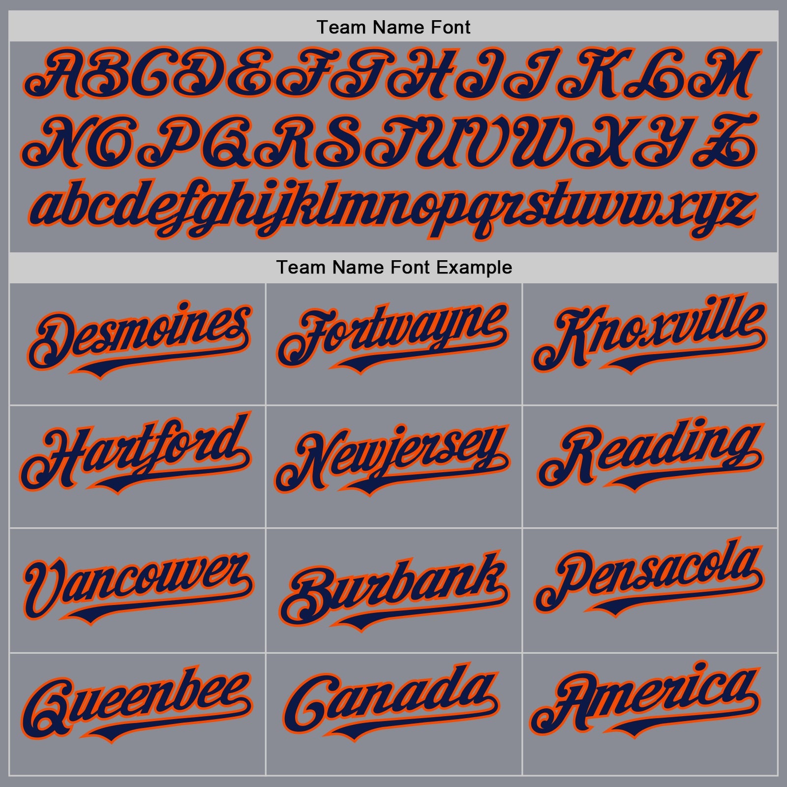 Custom Gray Navy-Orange Bomber Full-Snap Varsity Letterman Hoodie Jacket view 4
