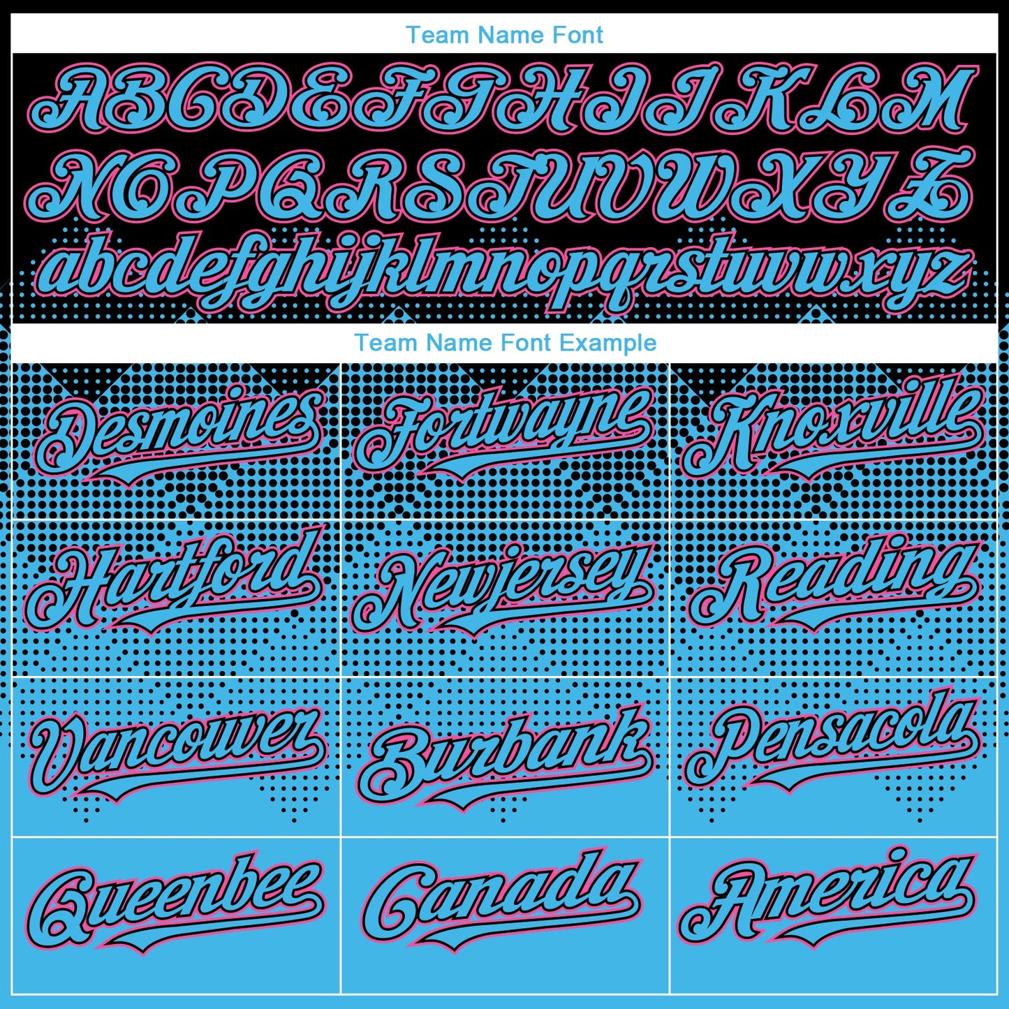 Custom Black Sky Blue-Pink Gradient Square Shape 3D Pattern Design Bomber Full-Snap Varsity Letterman Hoodie Jacket view 4