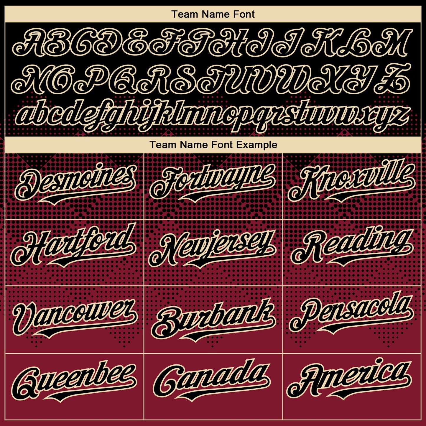 Custom Black Maroon-Cream Gradient Square Shape 3D Pattern Design Bomber Full-Snap Varsity Letterman Hoodie Jacket view 4