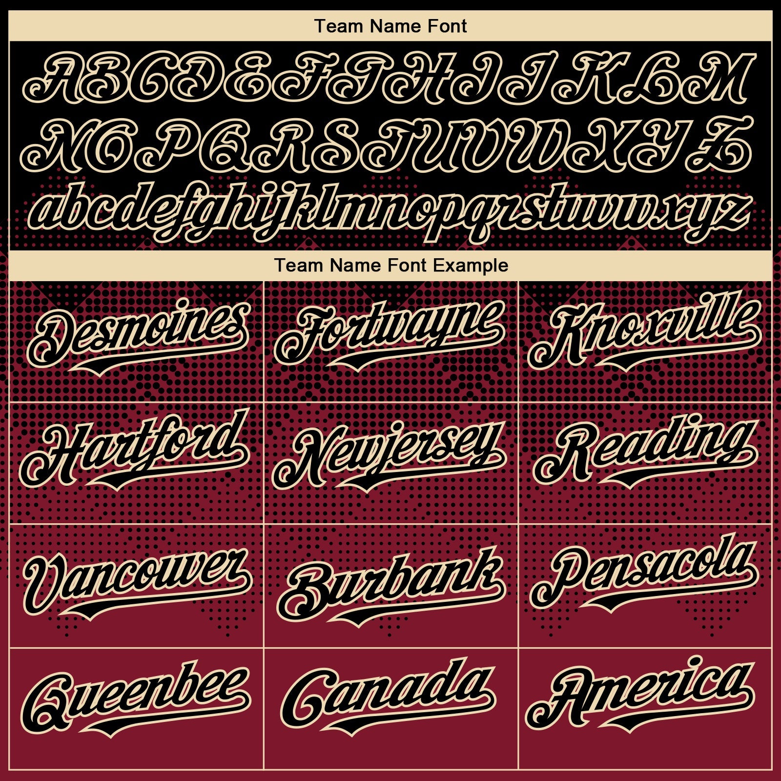 Custom Black Maroon-Cream Gradient Square Shape 3D Pattern Design Bomber Full-Snap Varsity Letterman Hoodie Jacket view 4