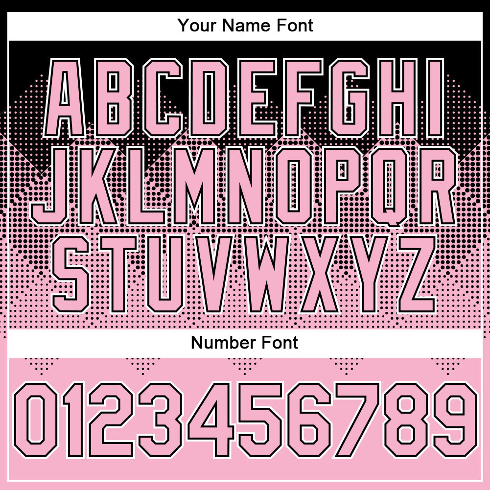 Custom Black Light Pink-White Gradient Square Shape 3D Pattern Design Bomber Full-Snap Varsity Letterman Hoodie Jacket view 5