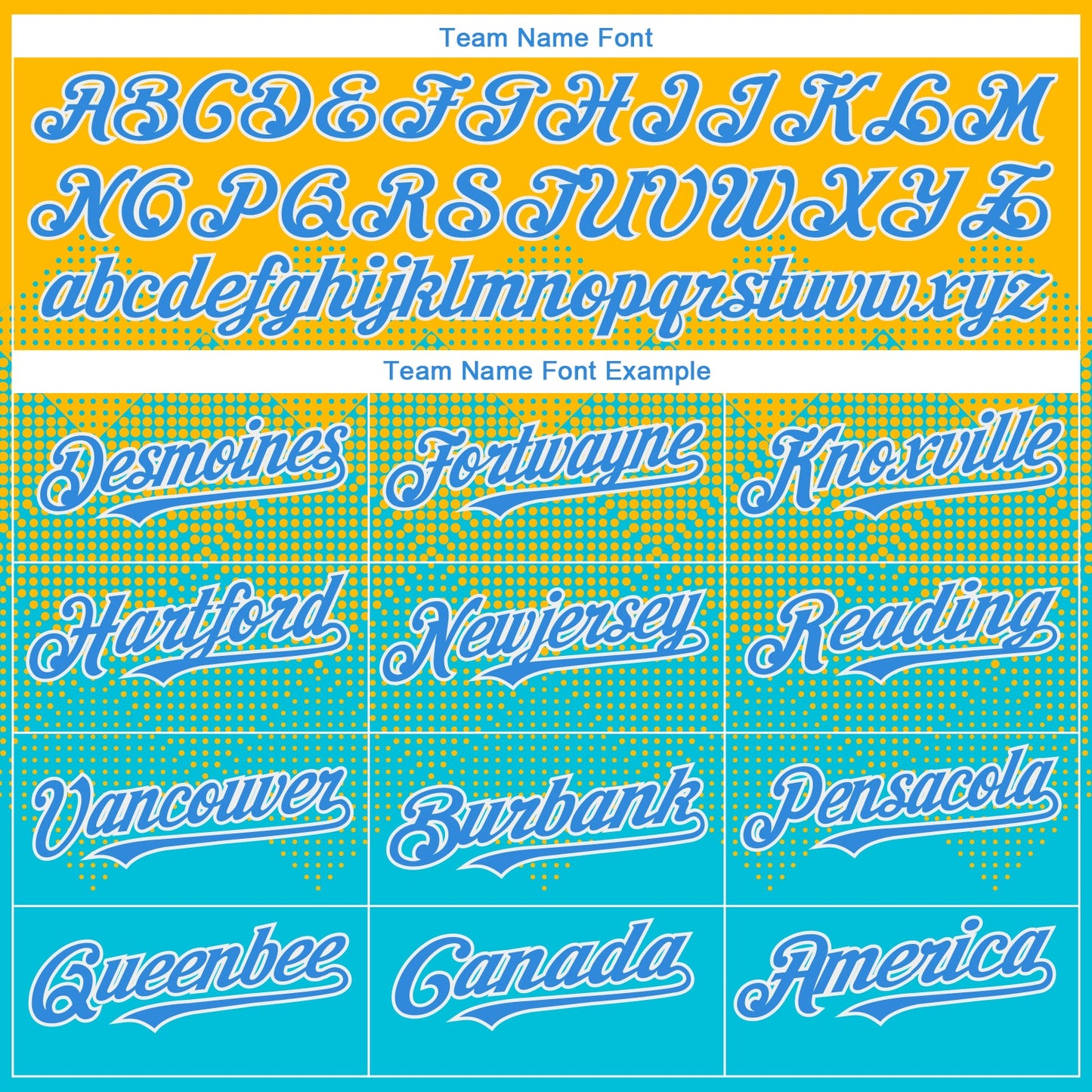 Custom Gold Powder Blue-White Gradient Square Shape 3D Pattern Design Bomber Full-Snap Varsity Letterman Hoodie Jacket view 4