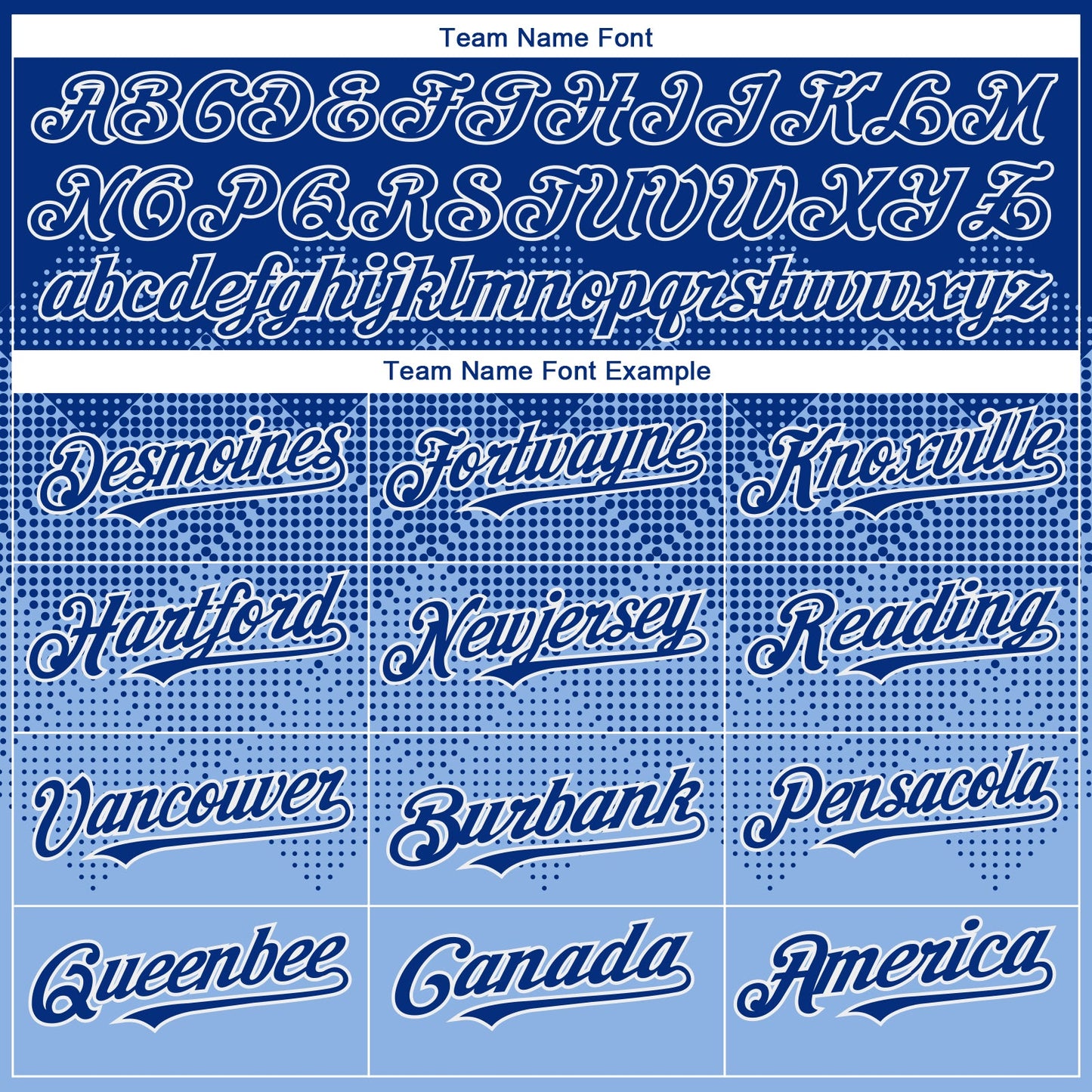 Custom Royal Light Blue-White Gradient Square Shape 3D Pattern Design Bomber Full-Snap Varsity Letterman Hoodie Jacket view 4