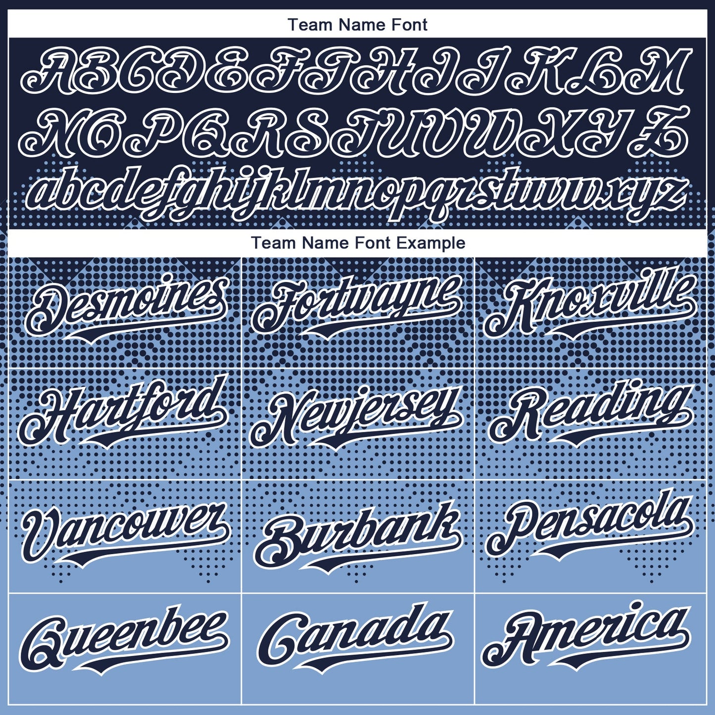 Custom Navy Light Blue-White Gradient Square Shape 3D Pattern Design Bomber Full-Snap Varsity Letterman Hoodie Jacket view 4