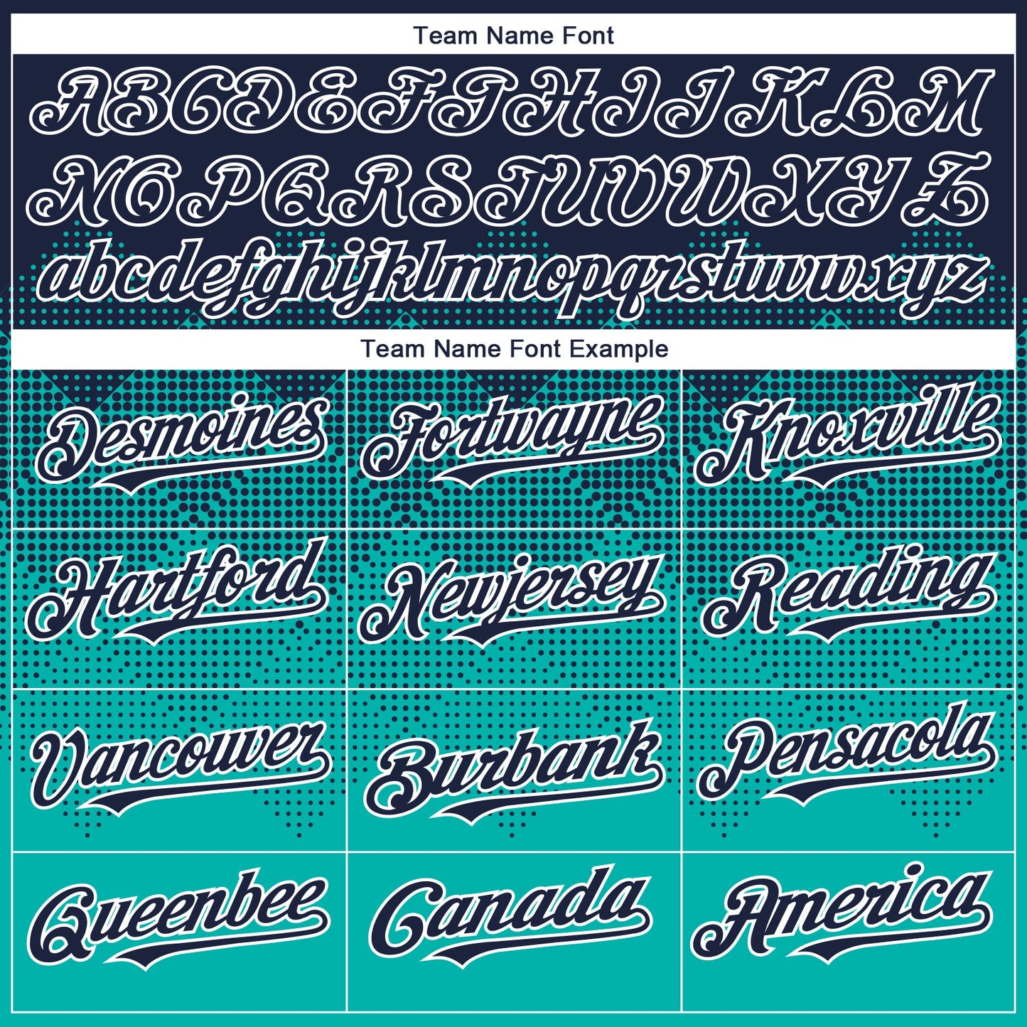 Custom Navy Aqua-White Gradient Square Shape 3D Pattern Design Bomber Full-Snap Varsity Letterman Hoodie Jacket view 4