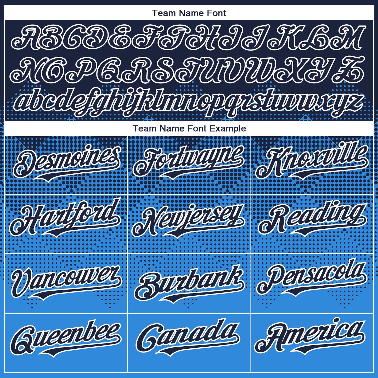 Custom Navy Powder Blue-White Gradient Square Shape 3D Pattern Design Bomber Full-Snap Varsity Letterman Hoodie Jacket view 4