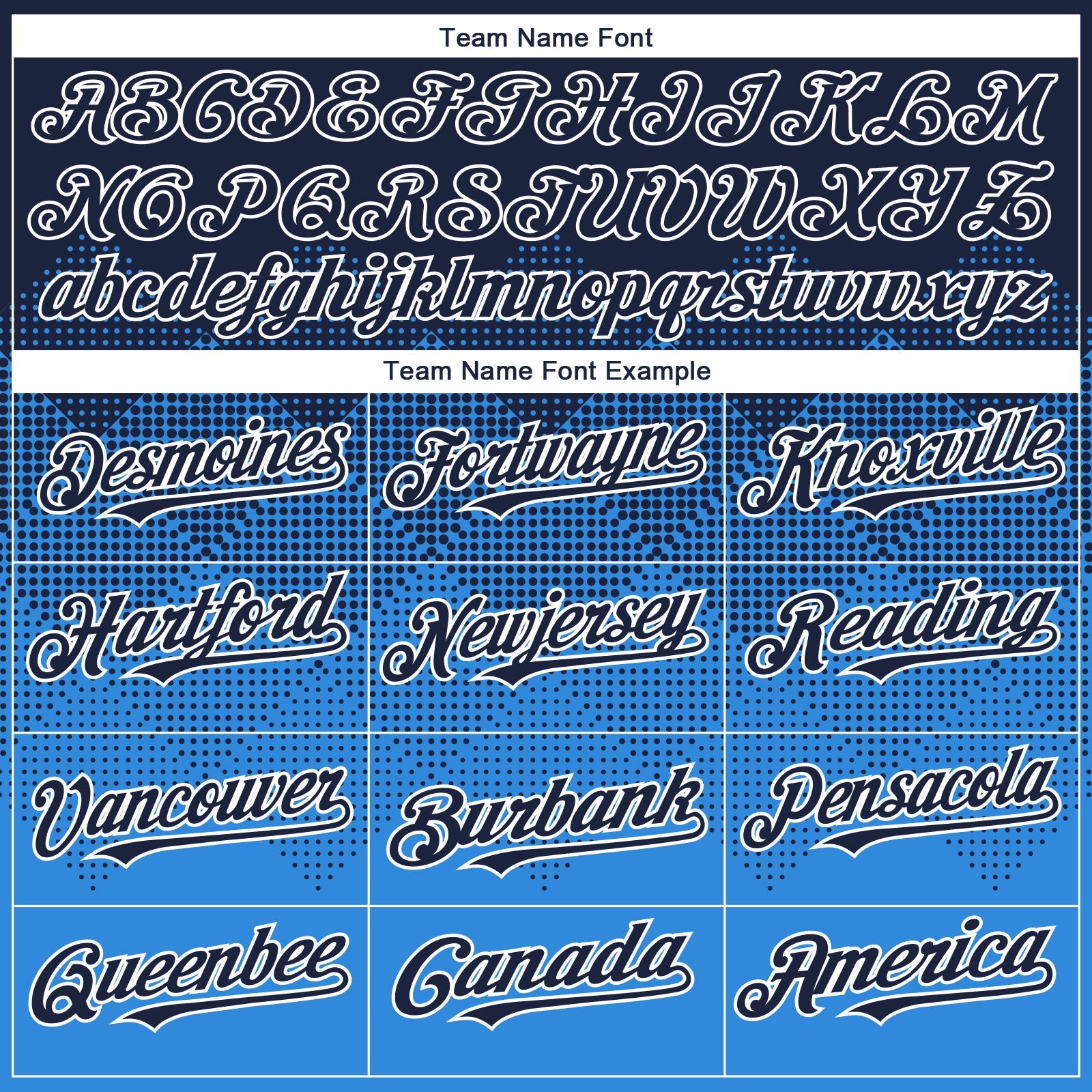 Custom Navy Powder Blue-White Gradient Square Shape 3D Pattern Design Bomber Full-Snap Varsity Letterman Hoodie Jacket view 4