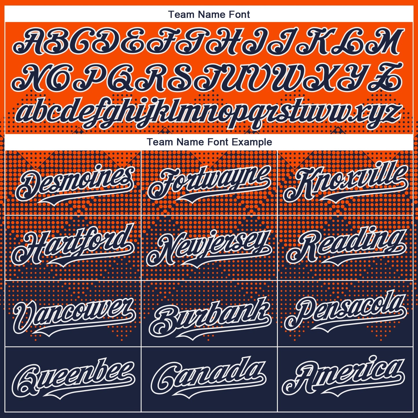 Custom Orange Navy-White Gradient Square Shape 3D Pattern Design Bomber Full-Snap Varsity Letterman Hoodie Jacket view 4