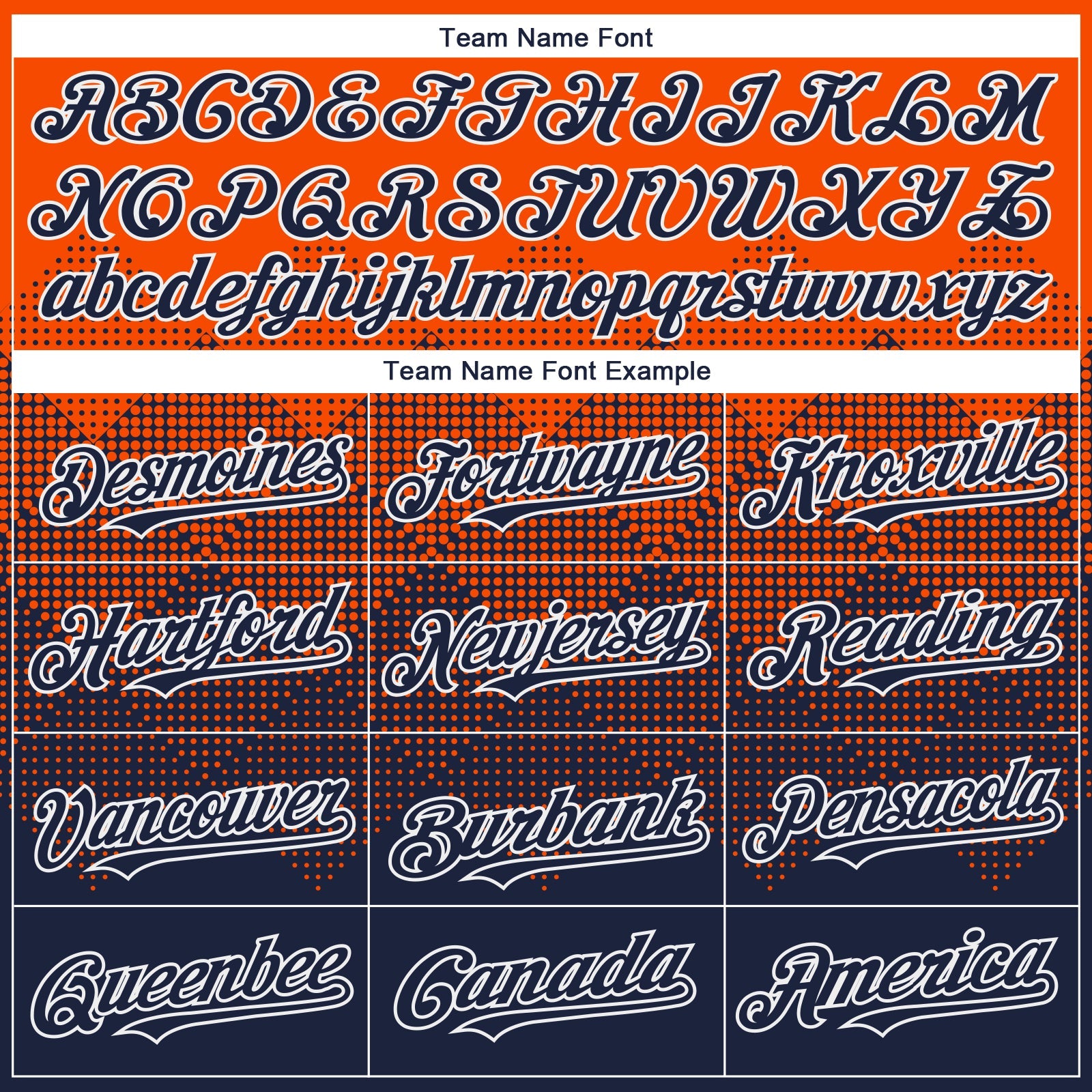 Custom Orange Navy-White Gradient Square Shape 3D Pattern Design Bomber Full-Snap Varsity Letterman Hoodie Jacket view 4